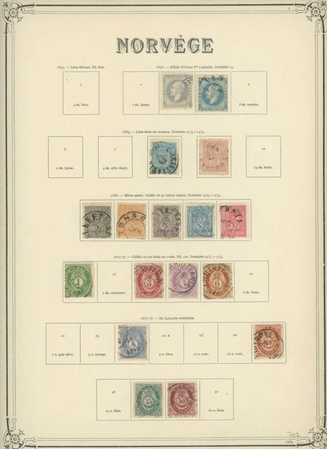 Norway - COTE +2000 - Beautiful set since the classics