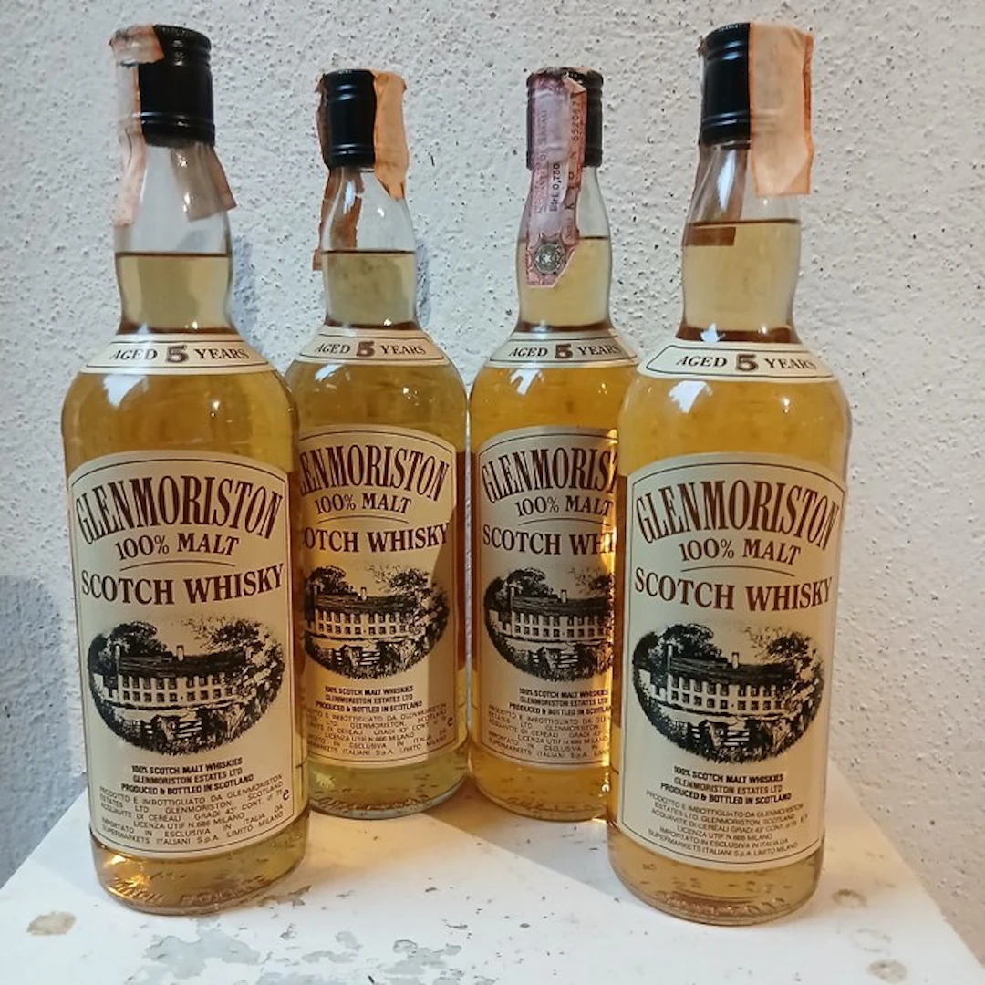 Glenmoriston 5 years old 100% Malt - b. 1980s - 75cl - 4 bottles