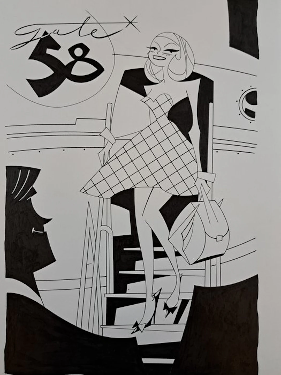 Lapone, Antonio - 1 Original drawing - Gate 58
