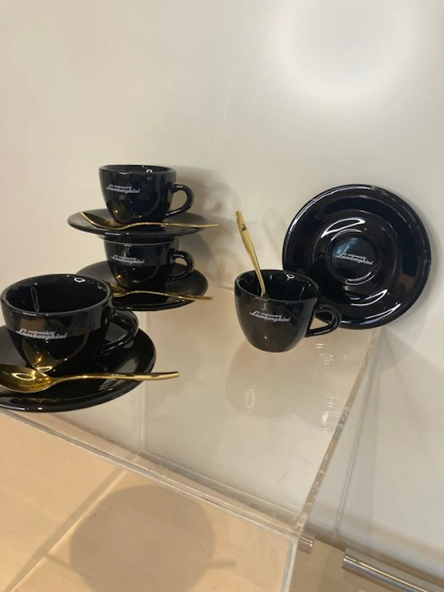 Espresso set with spoon - Lamborghini