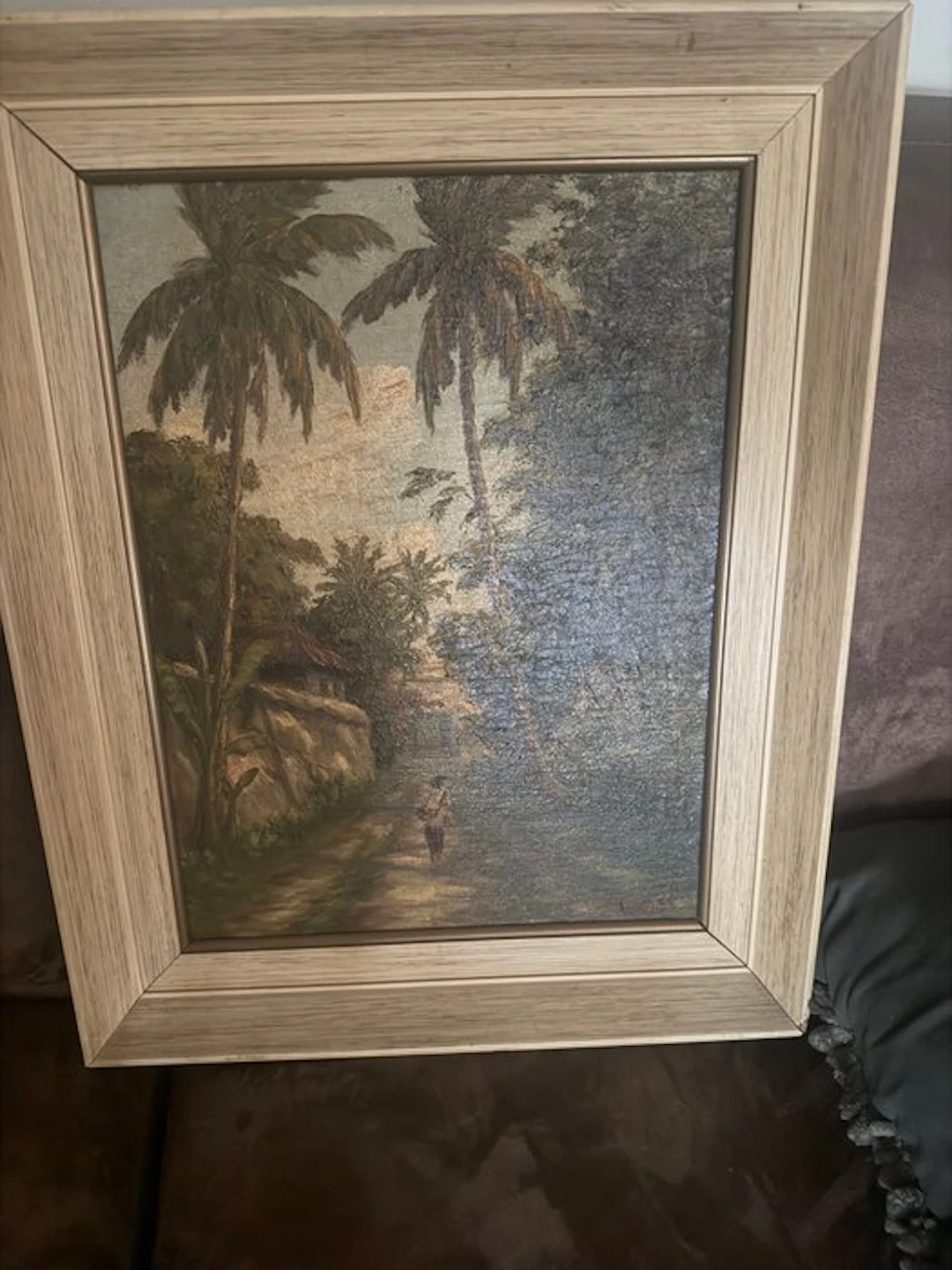 Nice indie - oil paint - Itam - Indonesia - 20th century