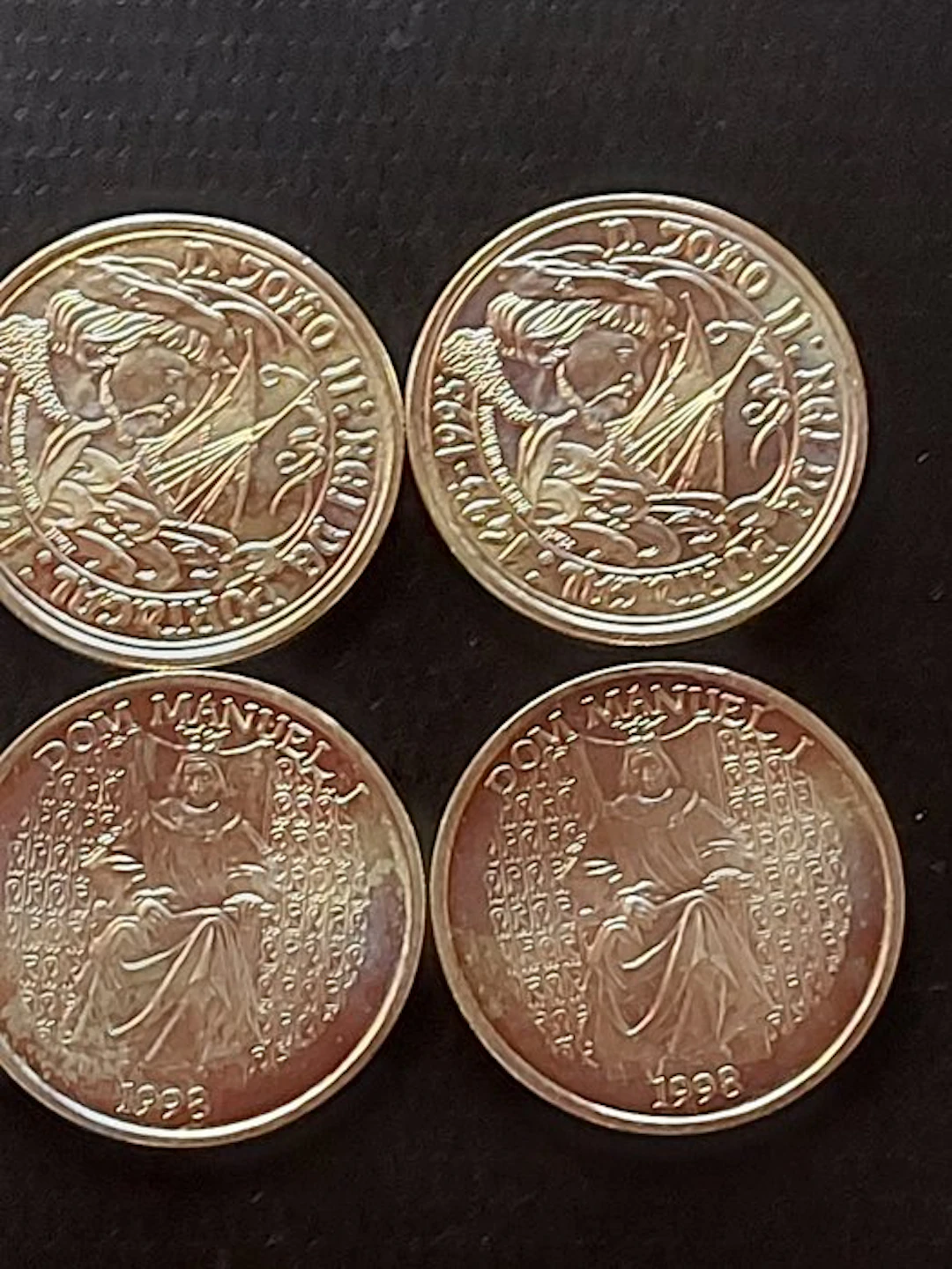 Portugal. Republic. 1000 Escudos (4 moedas) (No reserve price)