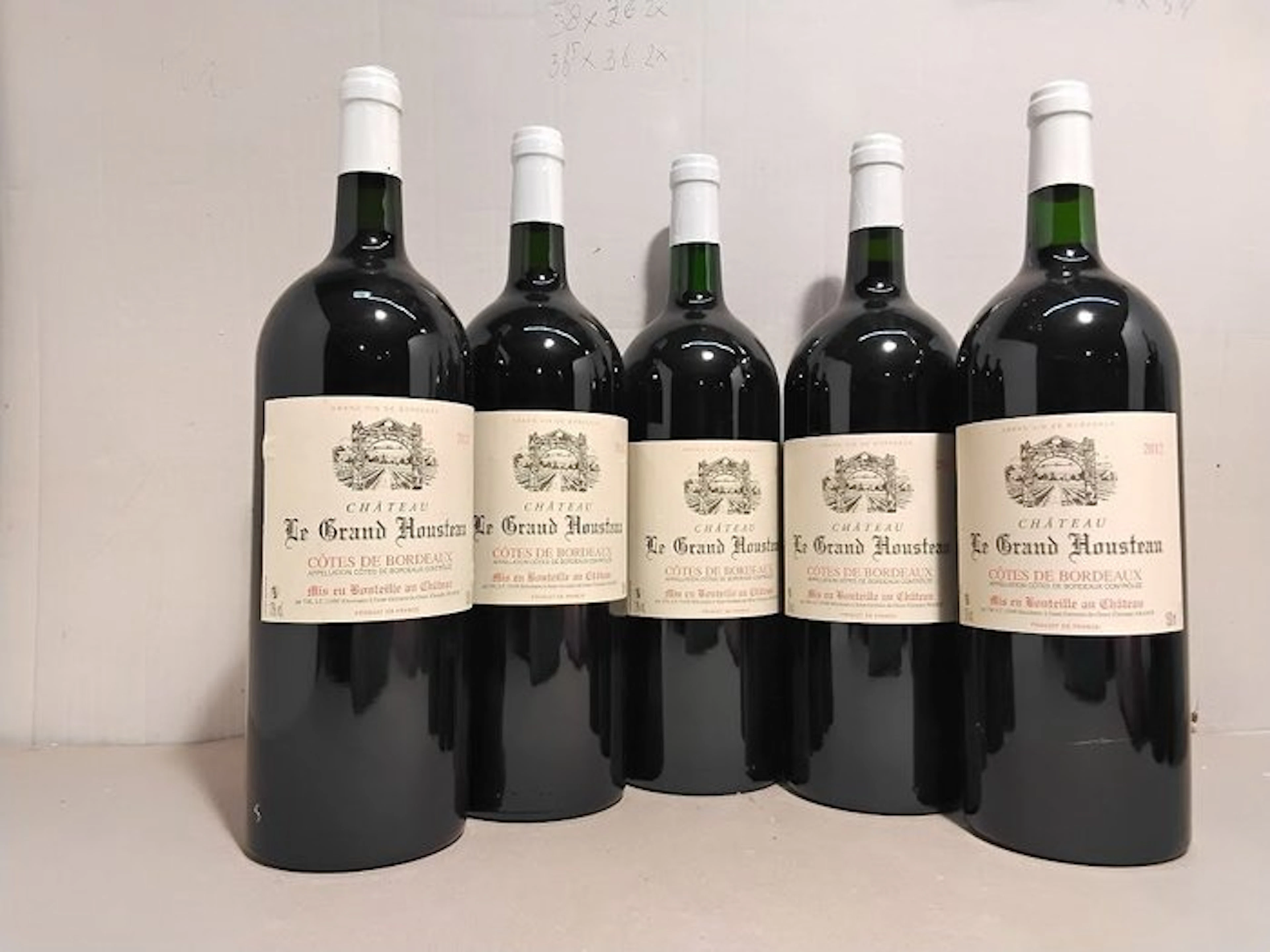 2012 Château Le Grand Housteau - Côtes de Bordeaux - 5 Magnums (1.5L)