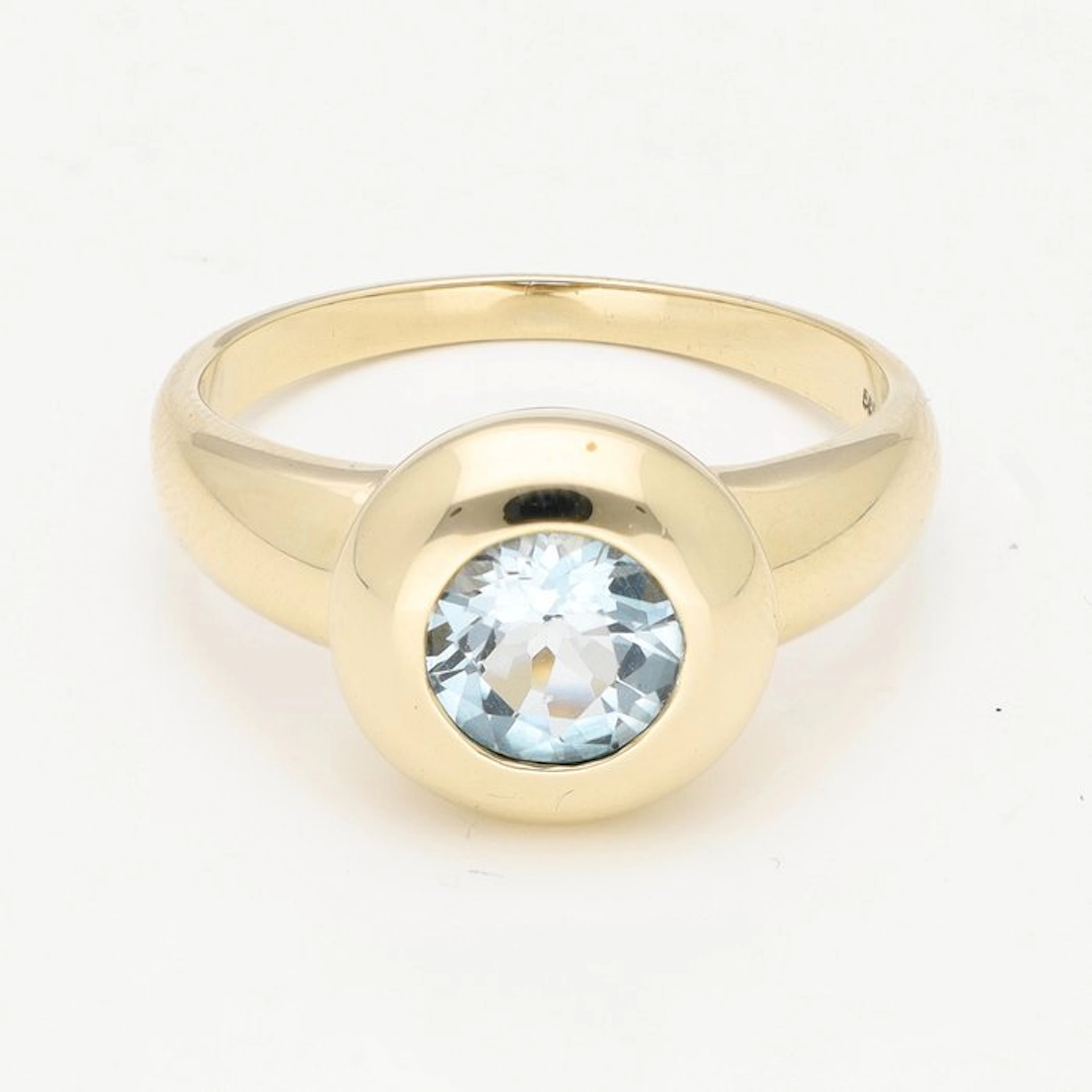 Ring - 8 kt. Yellow gold - Topaz