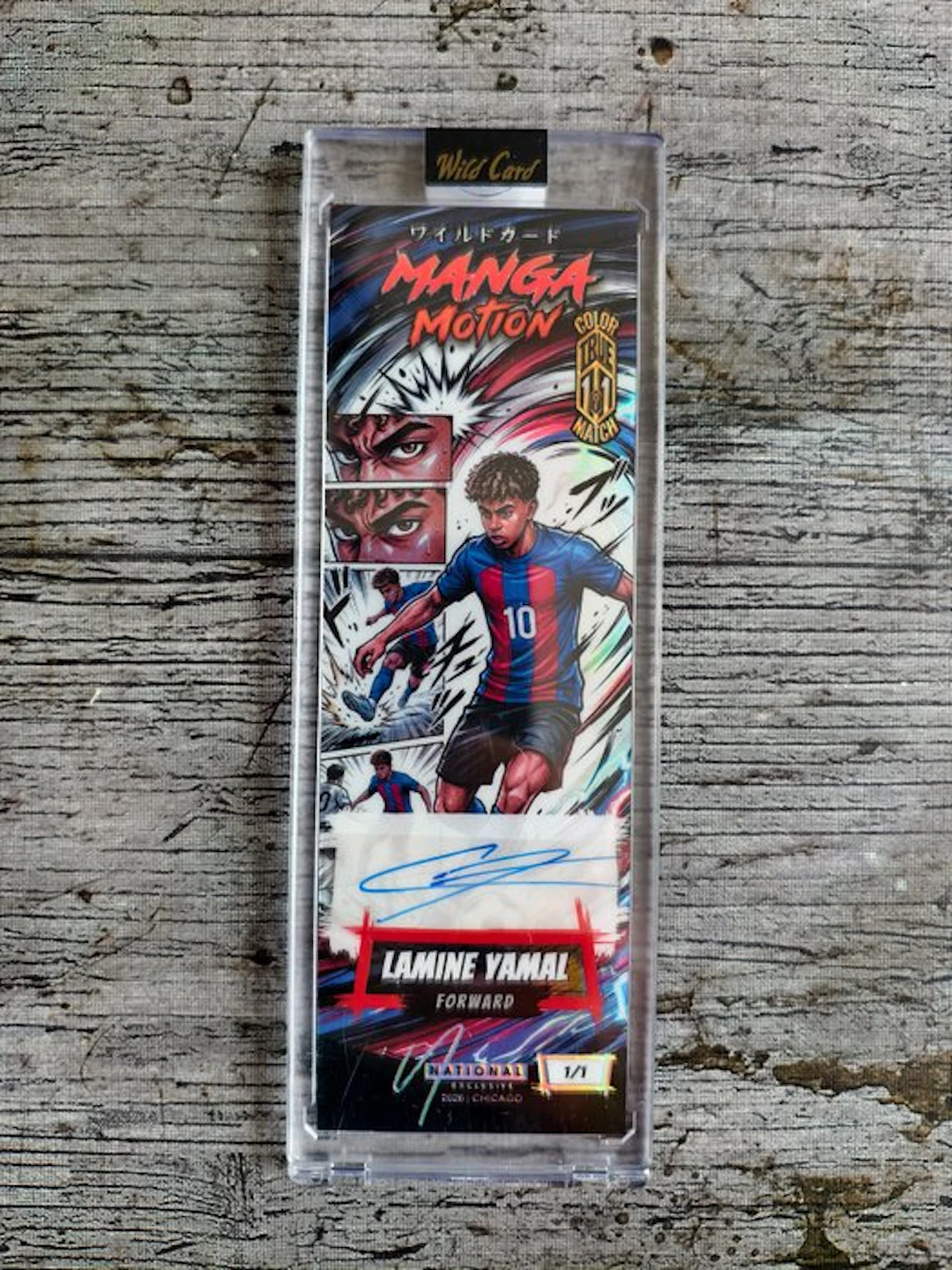 Wild Card Lamine Yamal 1/1 Autographed card