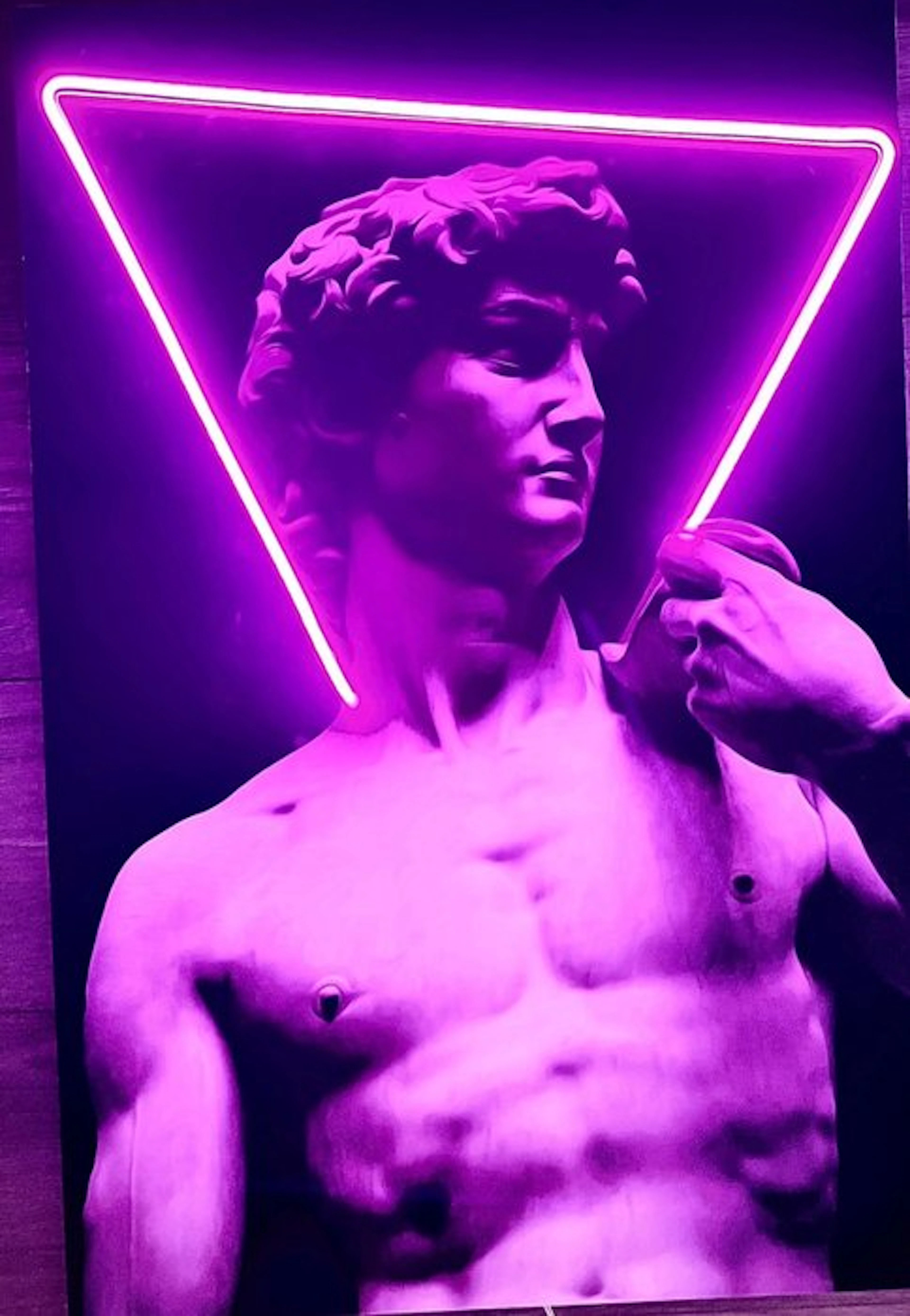 LEDMansion - David Triangle XL 50x75cm Led Wall Art