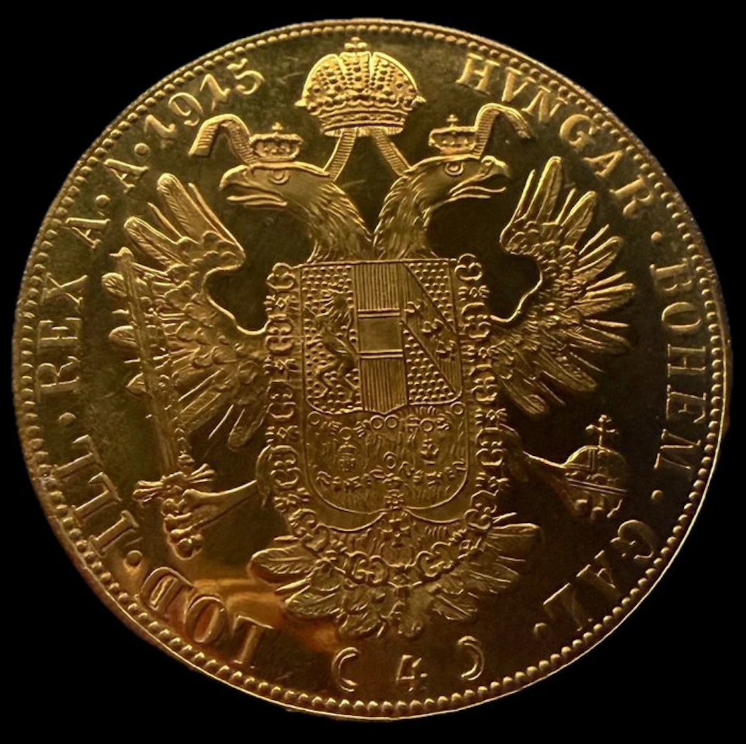 Austria. Franz Joseph I. 4 Ducat 1915 / Restrike