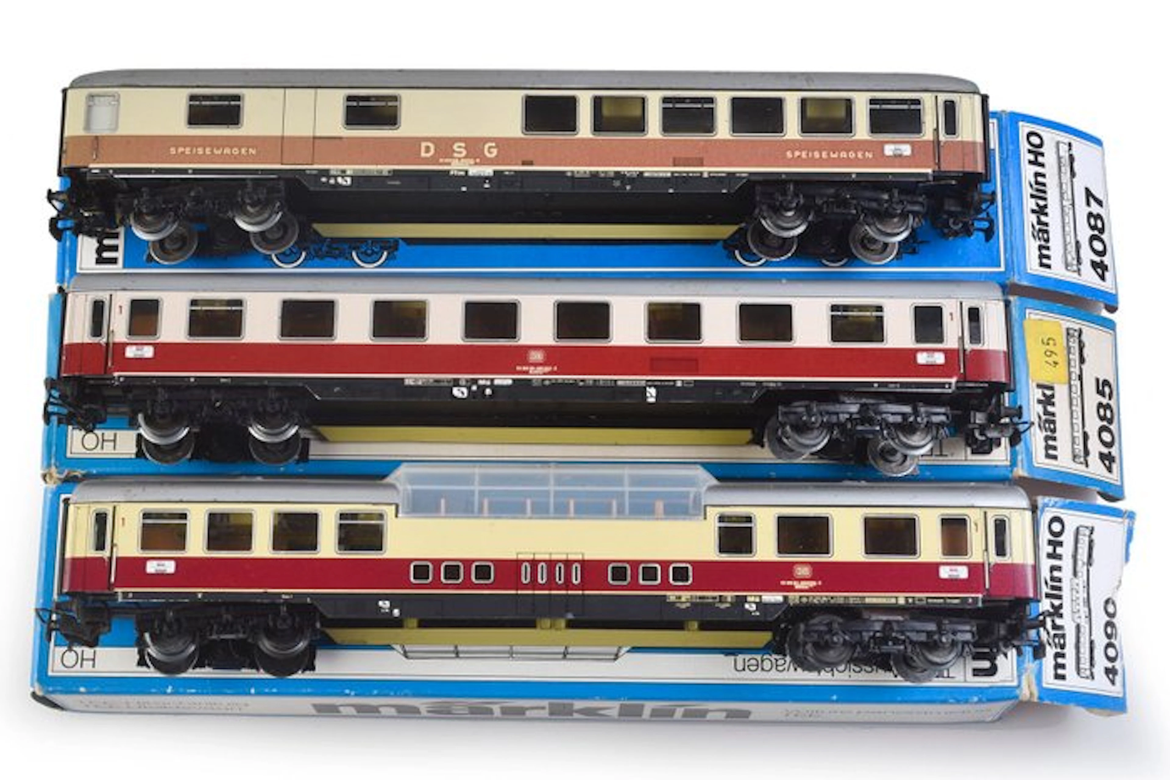 Märklin H0 - 4090, 4085, 4087 - Model train railcar (3) - DB, DSG