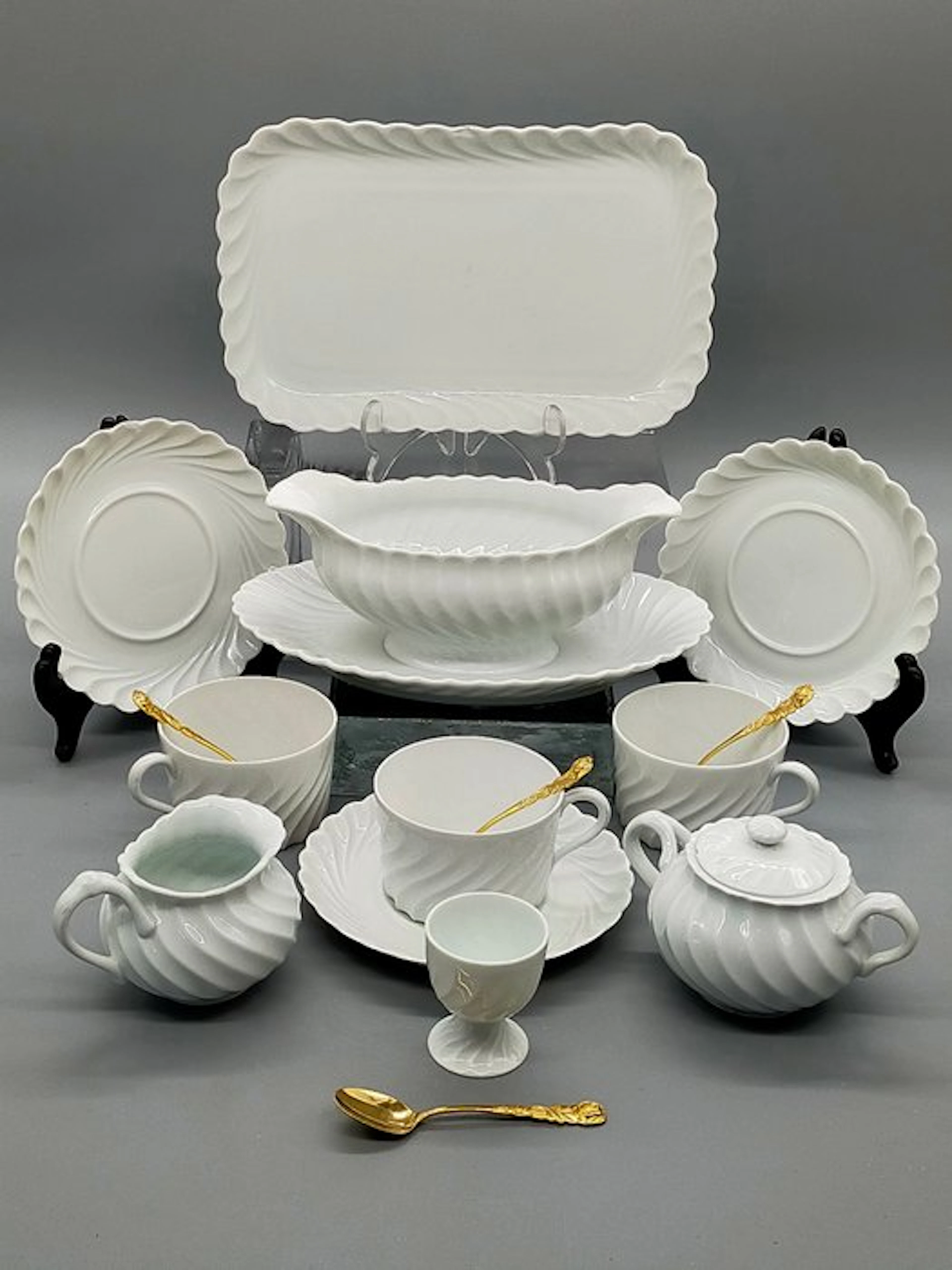 Coffee set - Haviland Limoges Porzellan Service Weiß –...