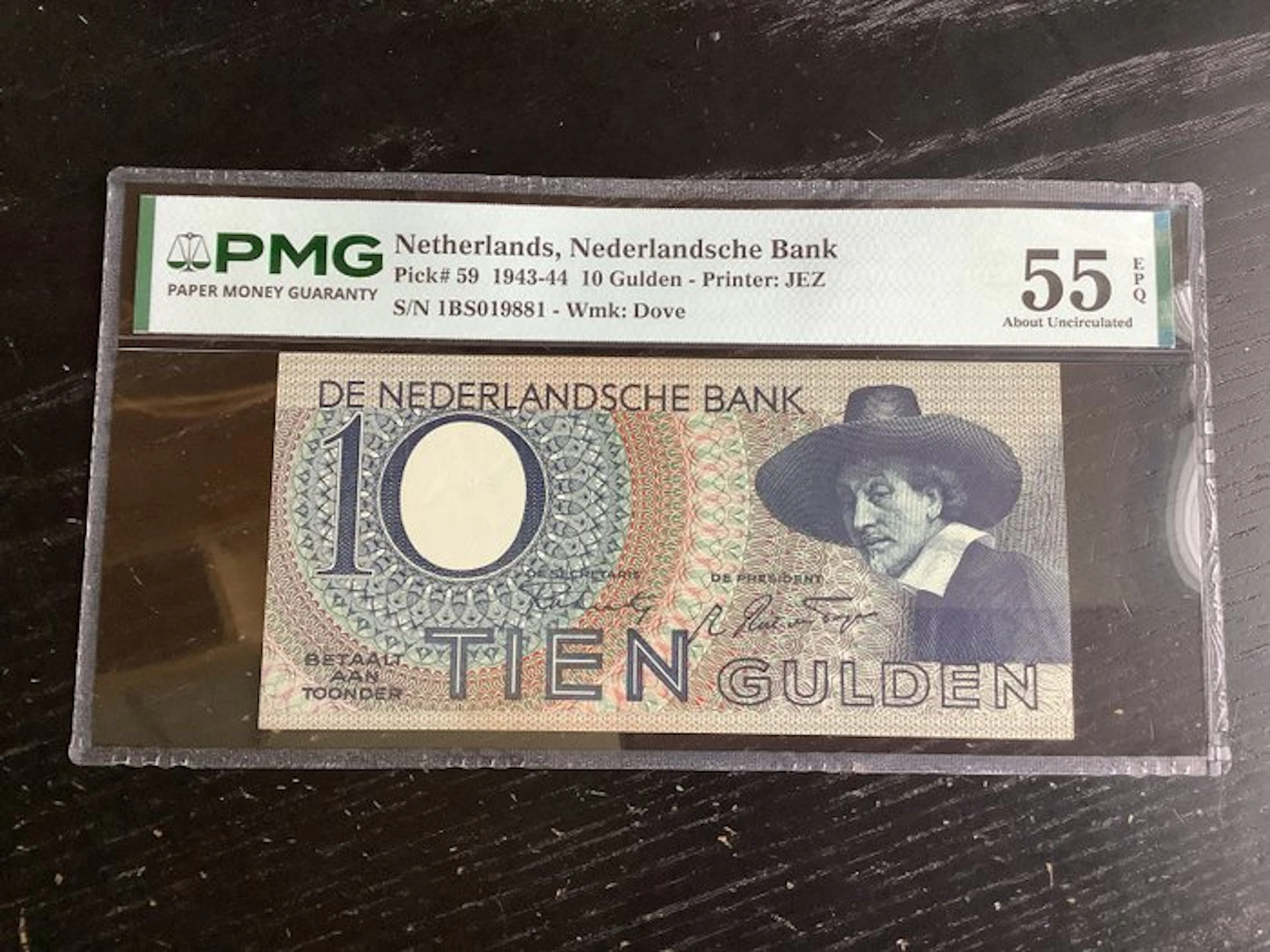 Netherlands. - 10 Gulden - 1944 - Pick 59 (No reserve price)