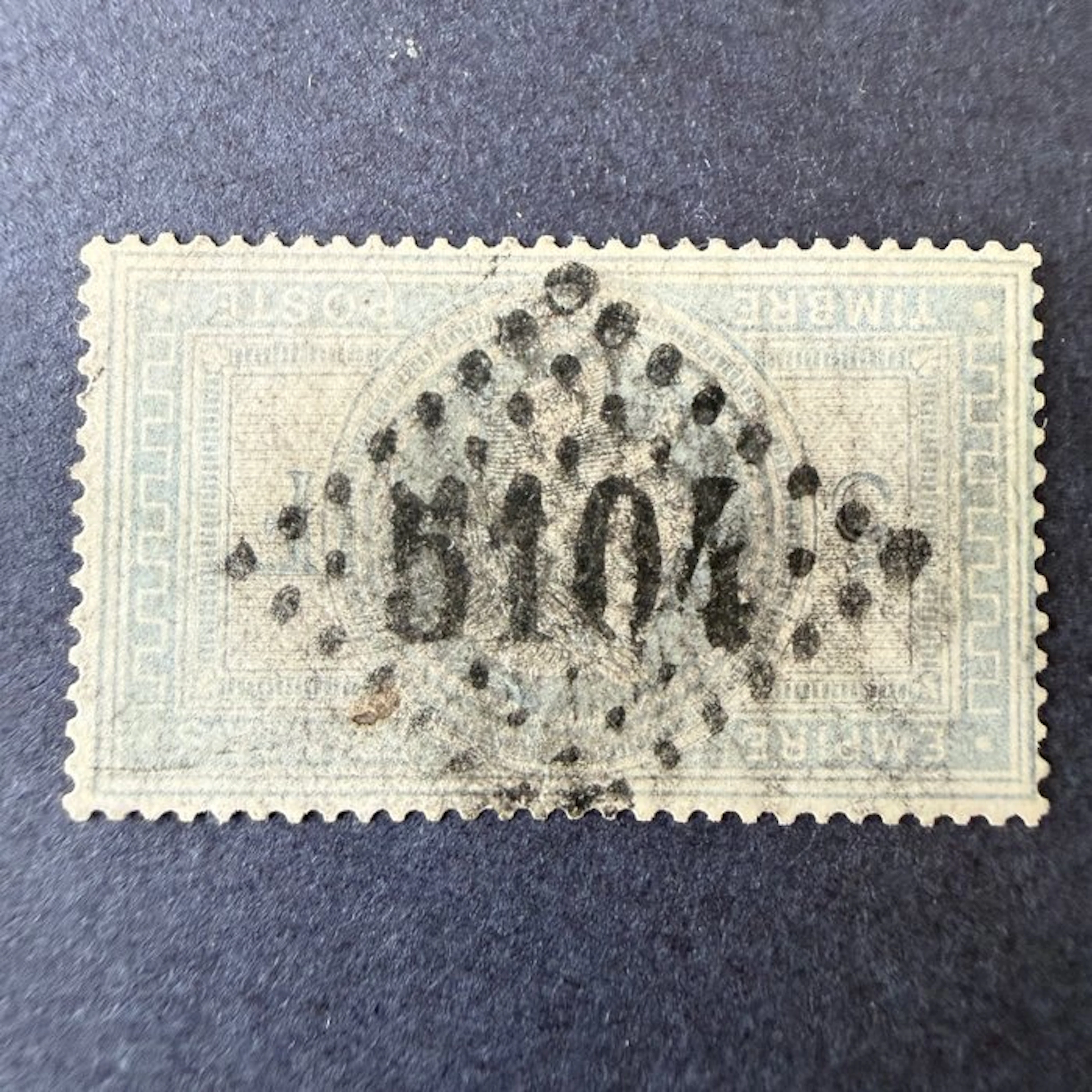 France - Yvert 33 'Napoleon 5fr' cancelled