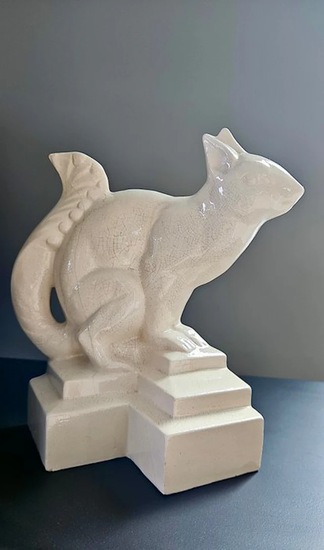 Fontinelle - Louis Fontinelle - Sculpture, Eekhoorn - 22 cm - Earthenware