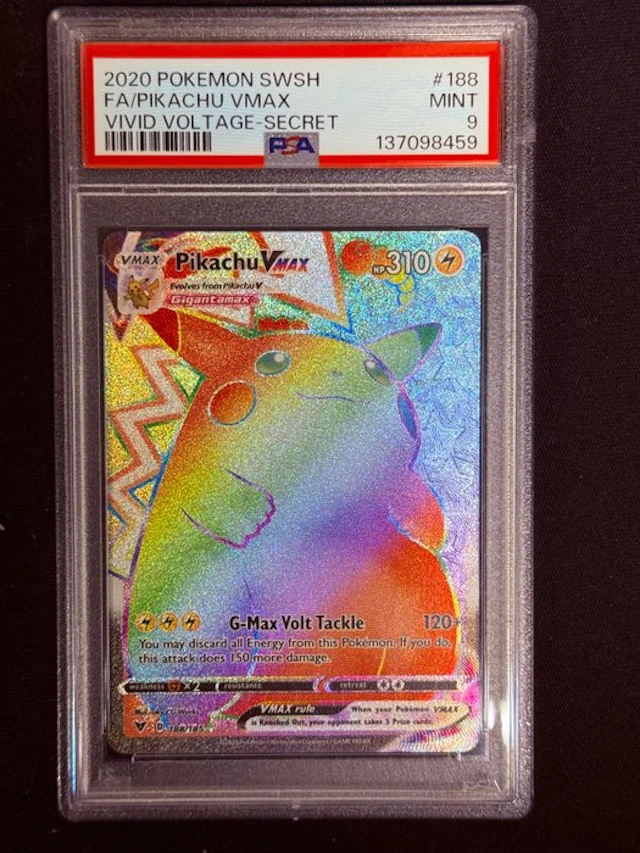 Pokémon - 1 Graded card - Pikachu #188 - PSA 9 - Sword & Shield
