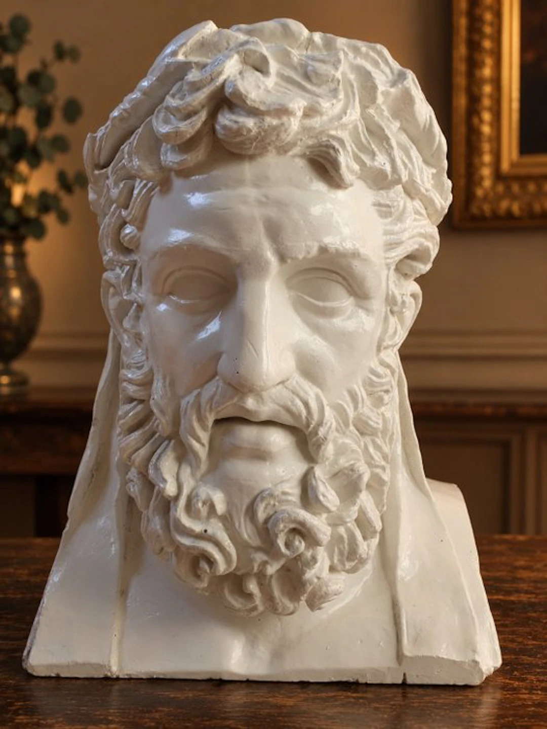 Bust, Inconnue - 50 cm - Plaster