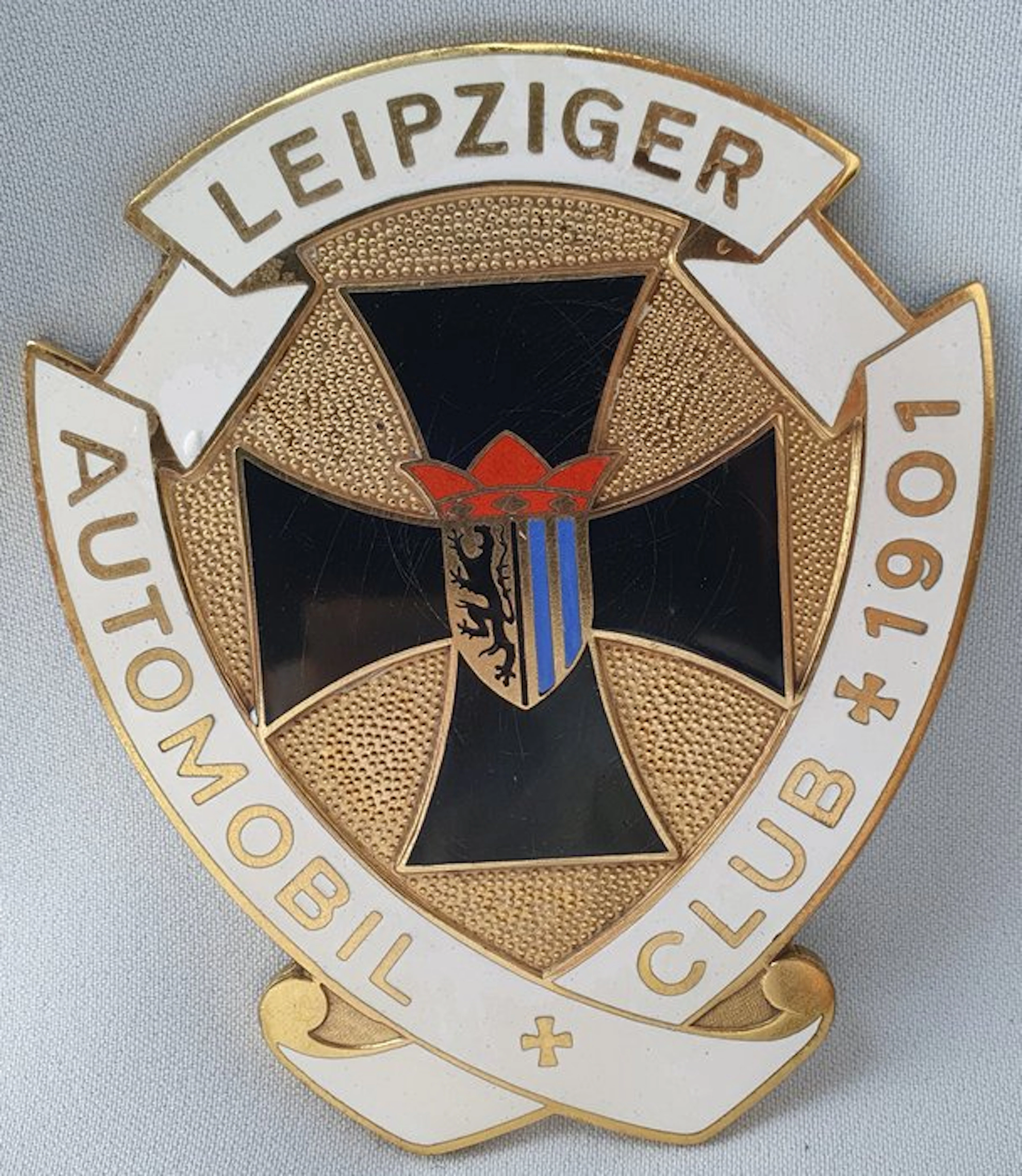 Badge - Clubembleem - Leipziger Automobil Club - 1901...