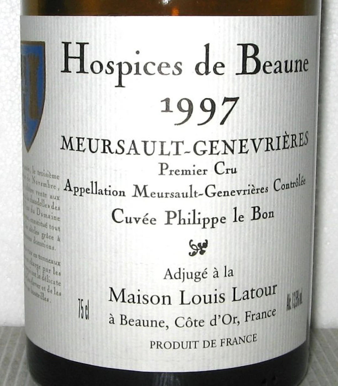 1997 Hospices de Beaune "Genevrières" - "Cuvée Philippe...