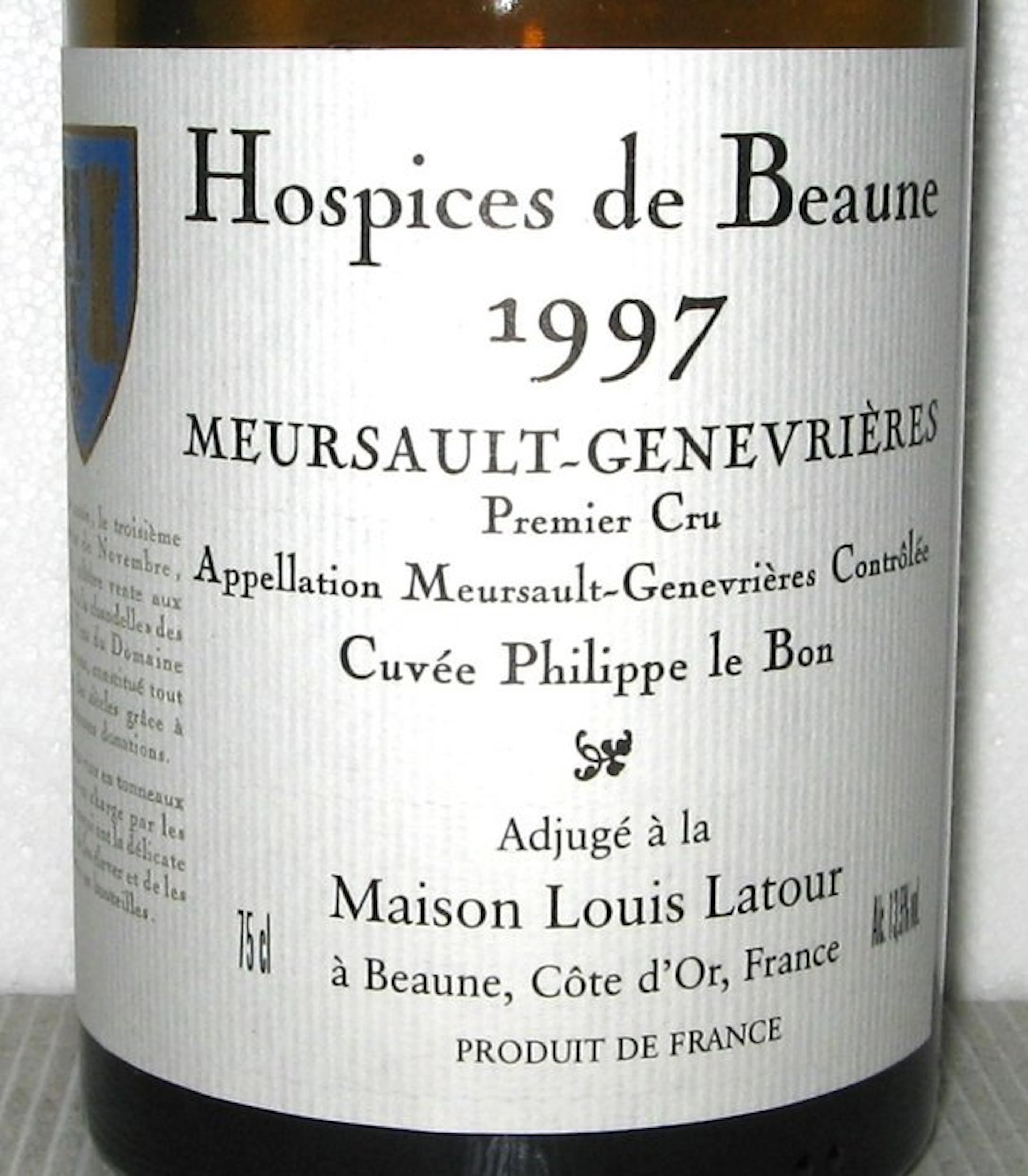 1997 Hospices de Beaune "Genevrières" - "Cuvée Philippe...