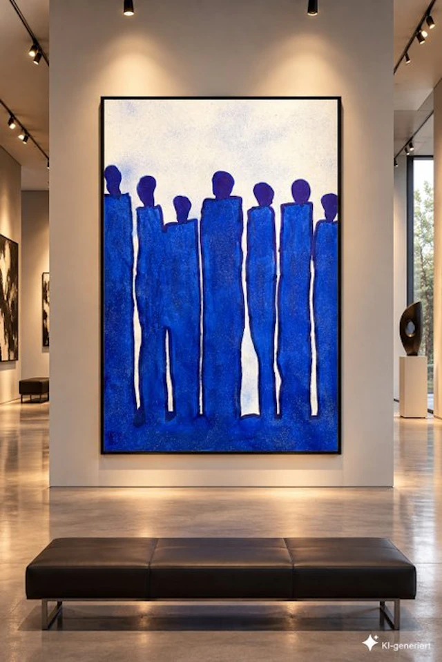 Timo Wedell - Voices Against the Sky - XXL - Abstract Klein