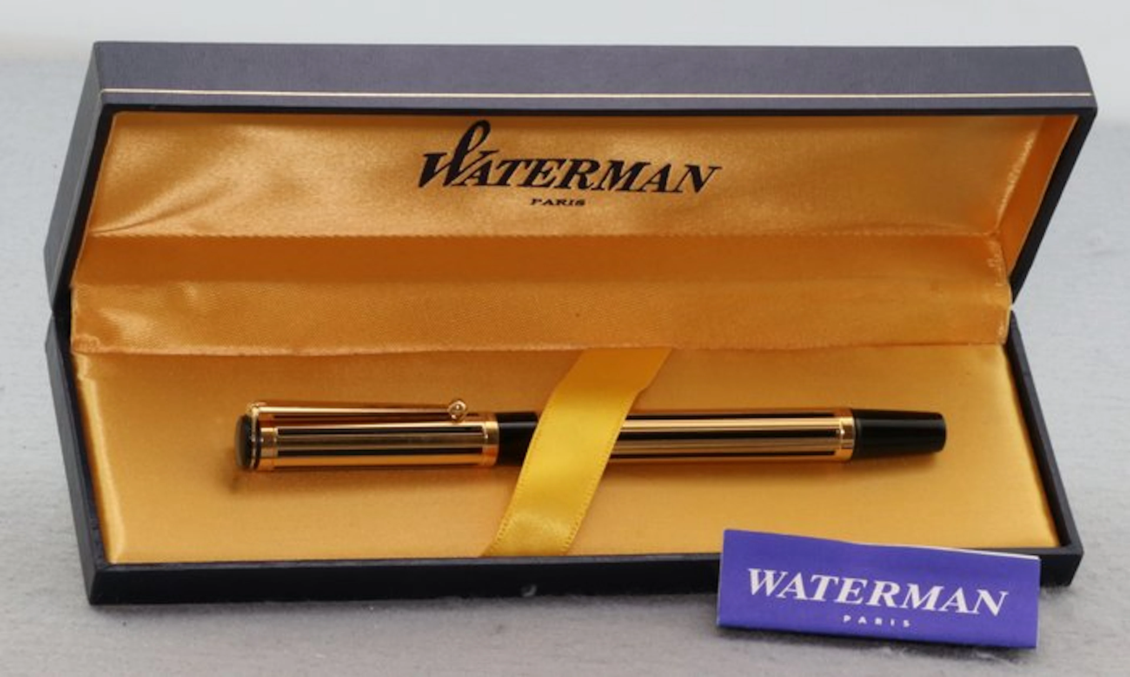 Waterman - watermina night & day gold plated - Fountain pen