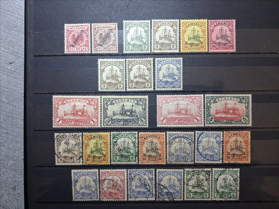 German Empire - German Colonies, Kamerun, Small selection, Unused.