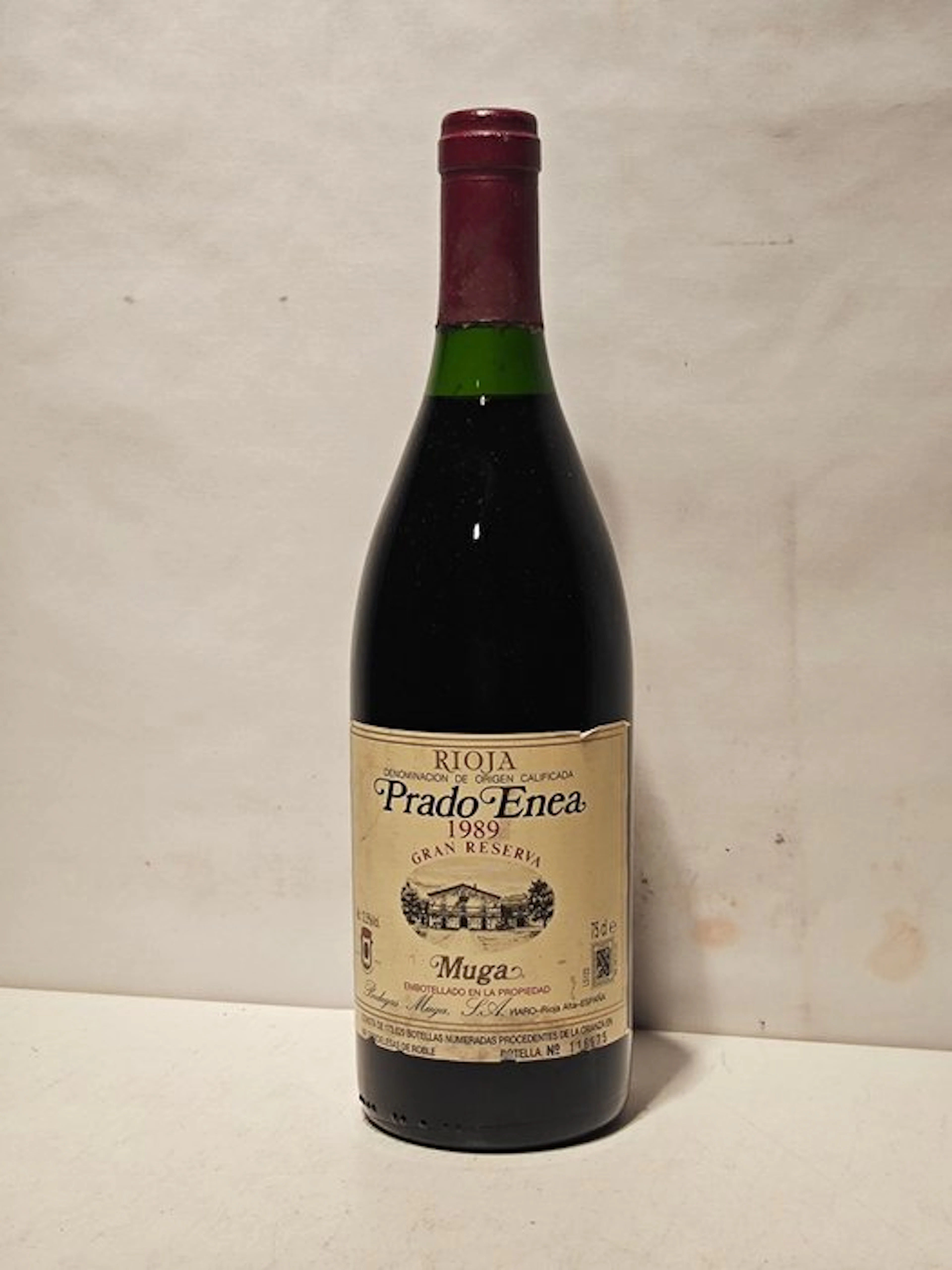 1989 Bodegas Muga, Prado Enea - Rioja Gran Reserva - 1 Bottle (0.75L)