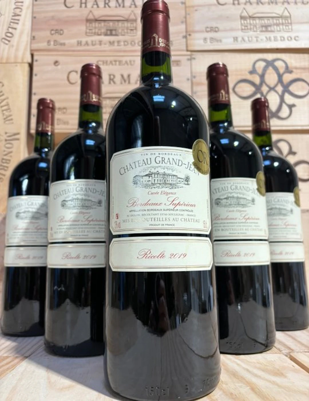 2019 Château Grand Jean - Bordeaux - 6 Magnums (1.5L)