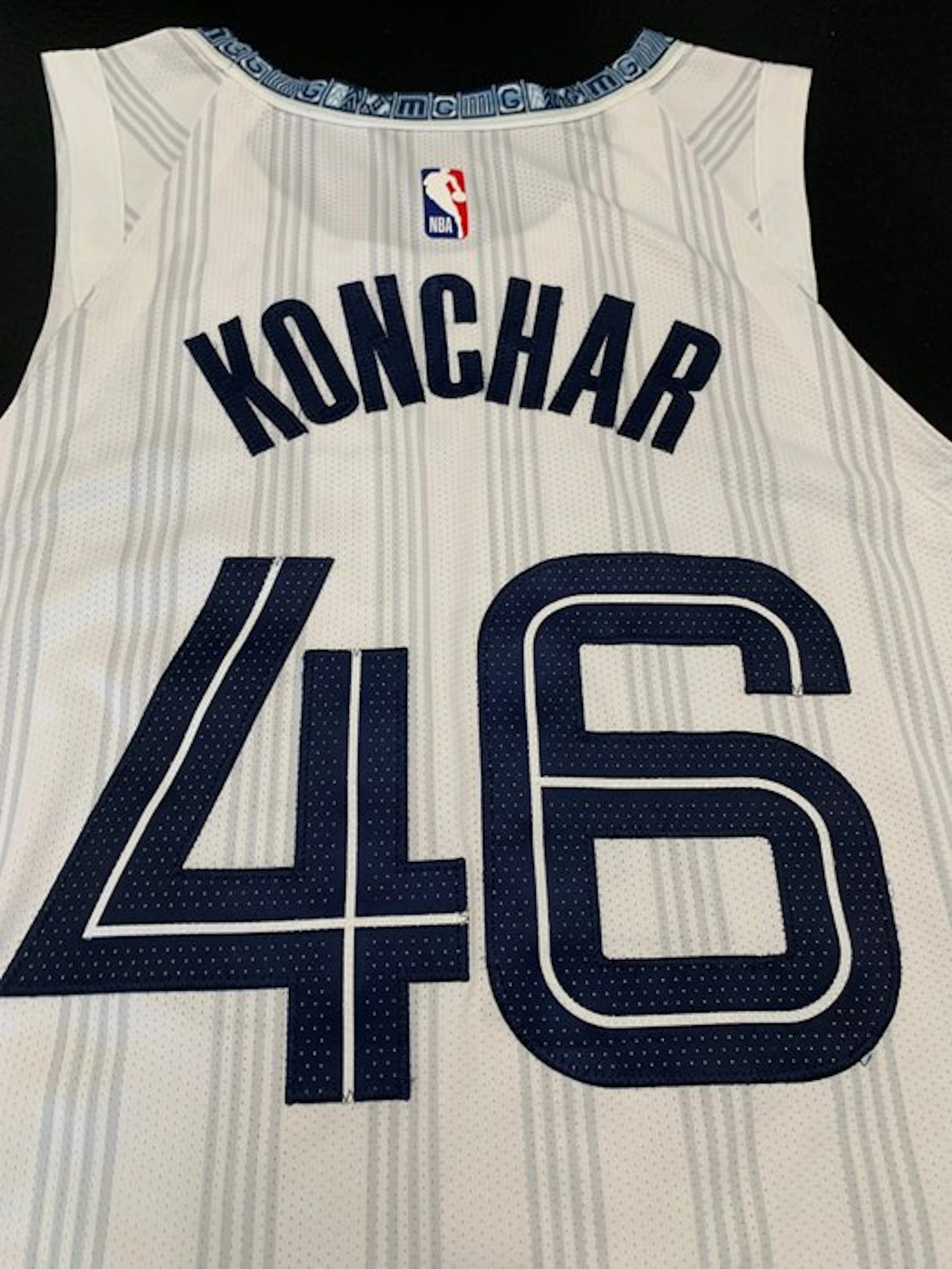Memphis Grizzlies - NBA - John Konchar - 2025 - Jersey