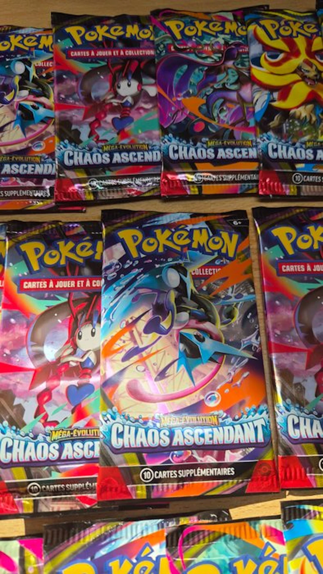 Pokémon - 18 Booster pack - Chaos Ascendant - Mega Evolution