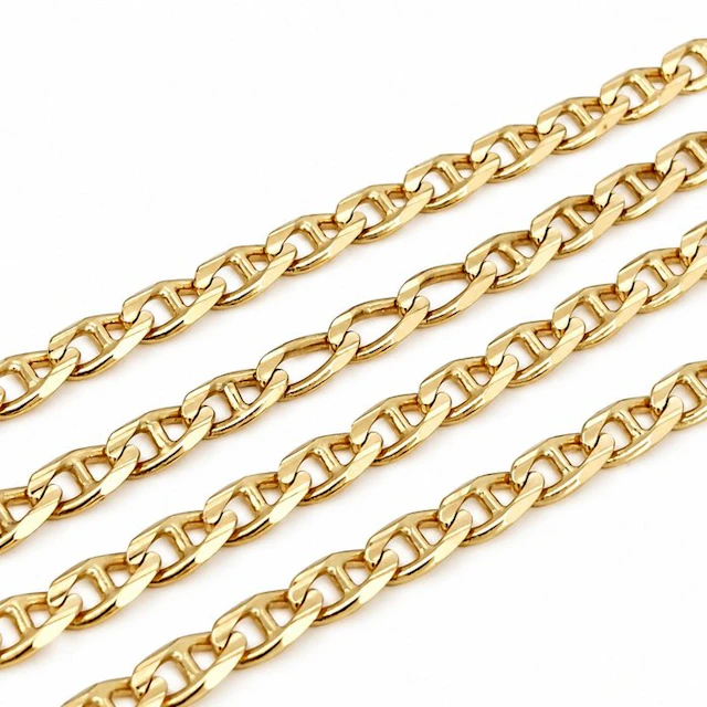 Necklace - 18 kt. Yellow gold - Made in Italy - HandMade
