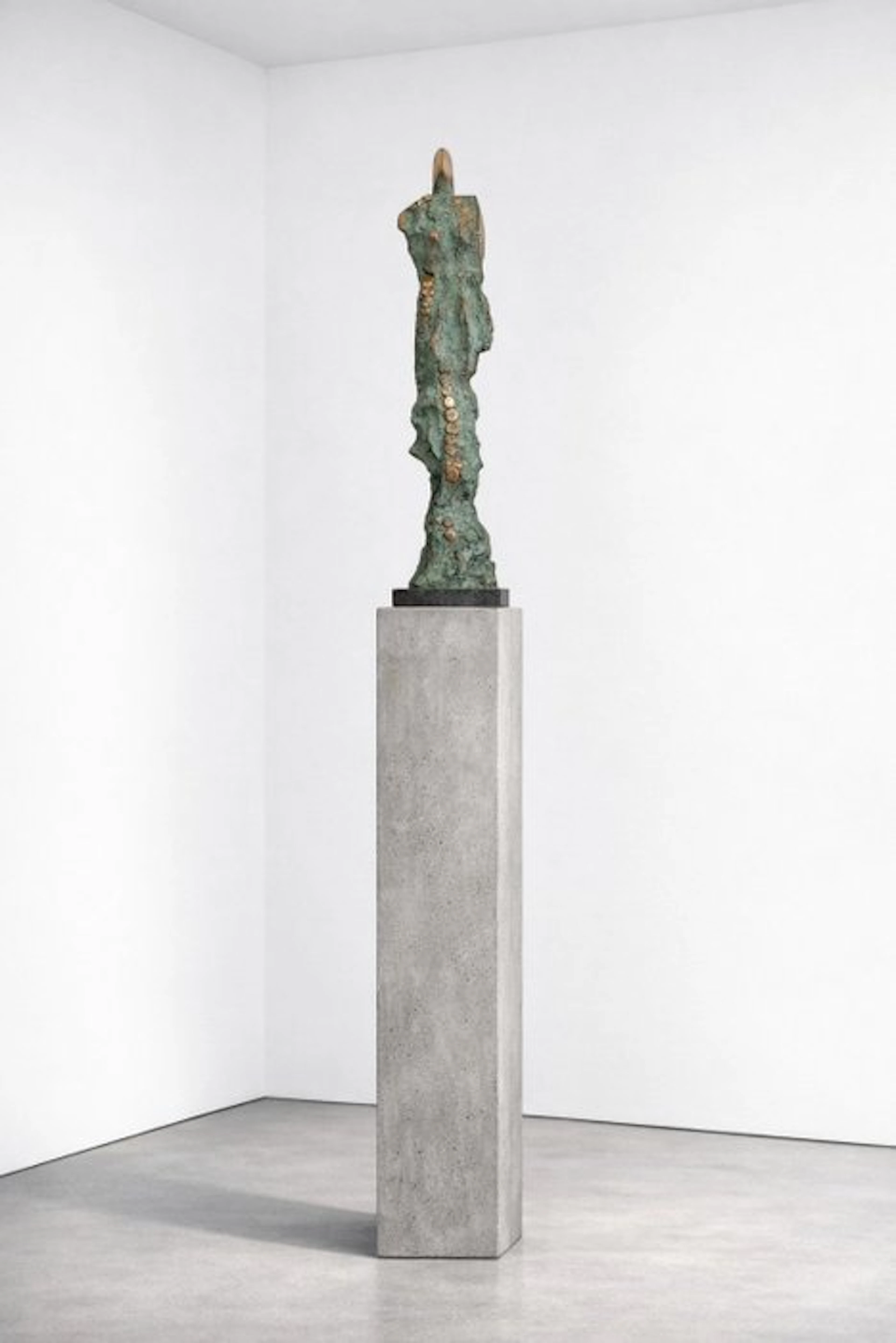 Mancuso Marcello - Athena Bronzo patina antica verde