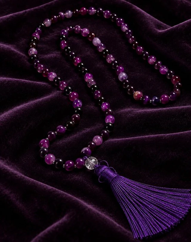Elegant Amethyst Tasbih / Misbaha – Purple Natural Stone...