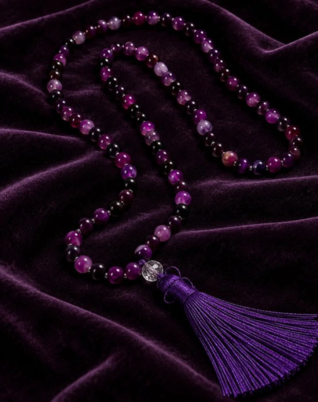 Elegant Amethyst Tasbih / Misbaha – Purple Natural Stone...