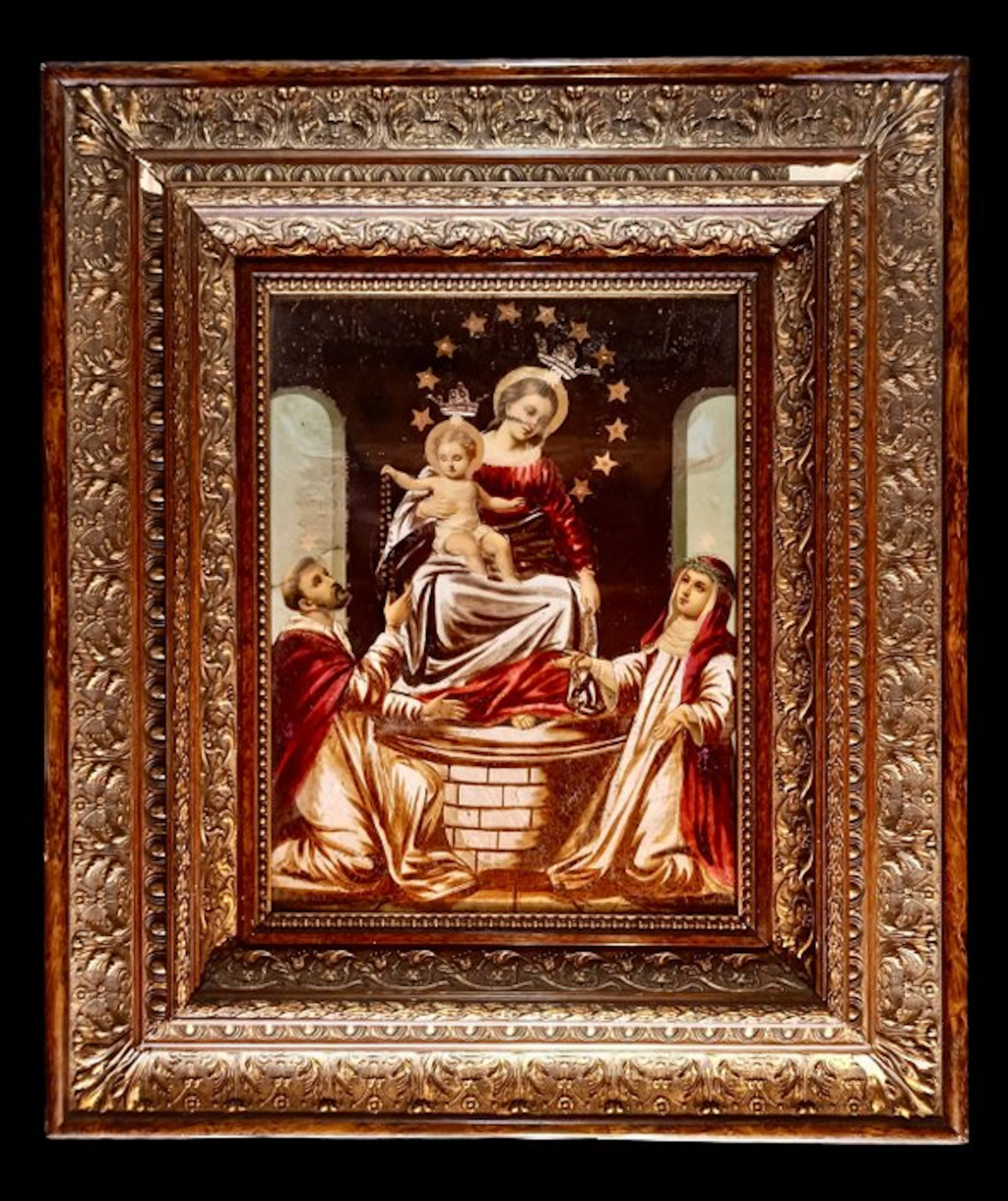 Ancient sacred image - Our Lady of the Rosary of Pompeii...