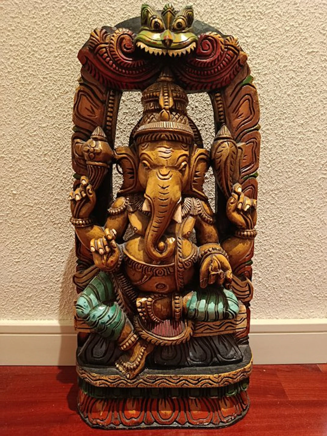 Relief, RELIEVE HINDU GANESH - 60 cm - Wood