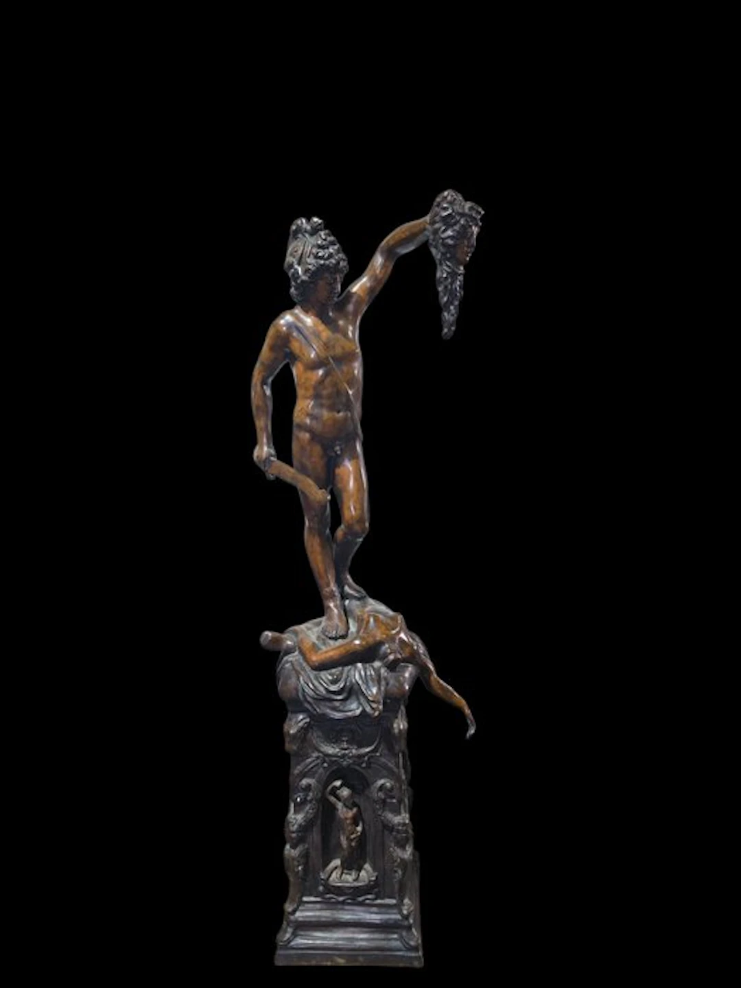 Sculpture, Il Perseo con la testa della Medusa - 100 cm - Bronze
