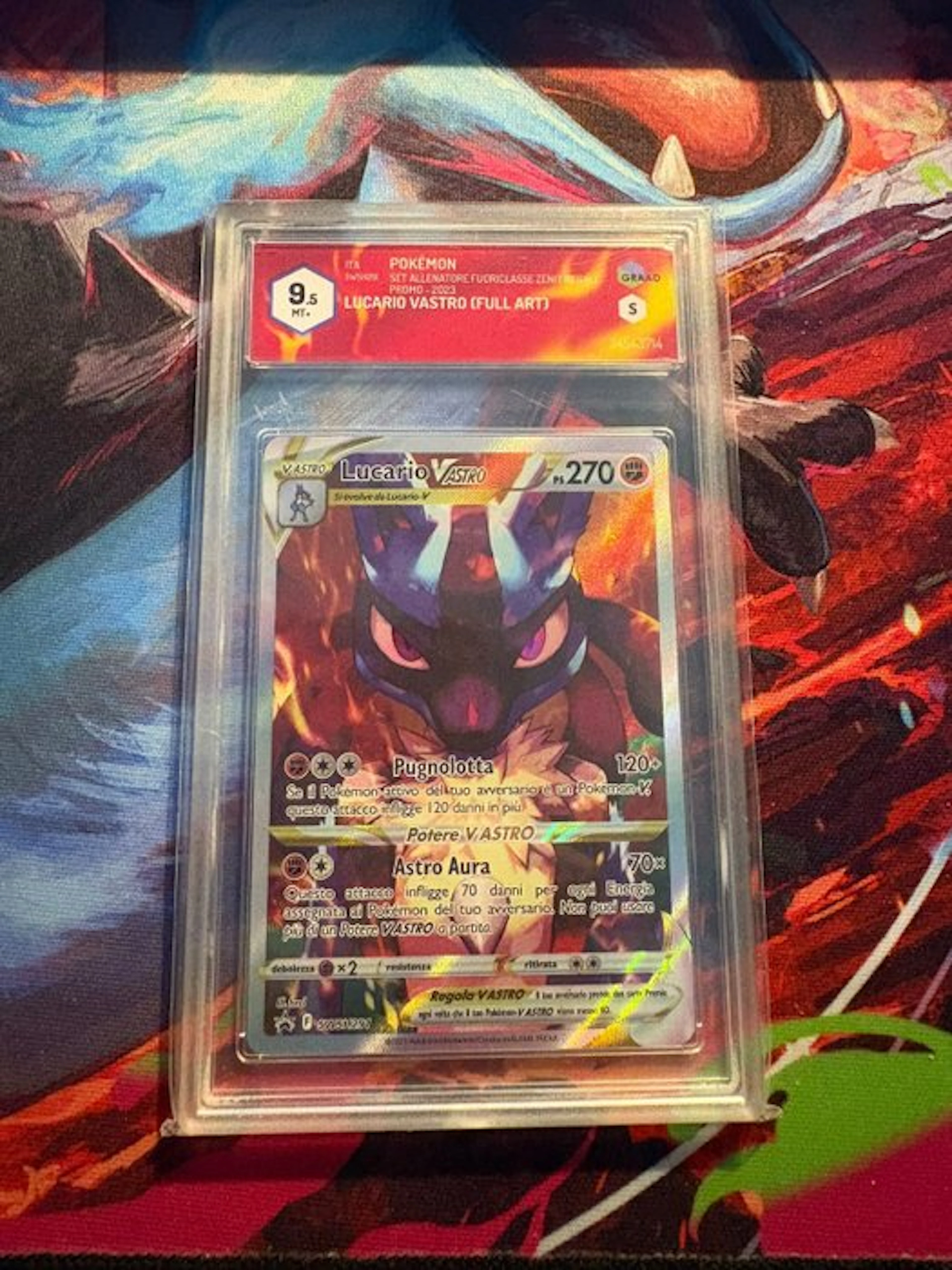 Pokémon - 1 Graded card - Lucario SWSH291 Full art