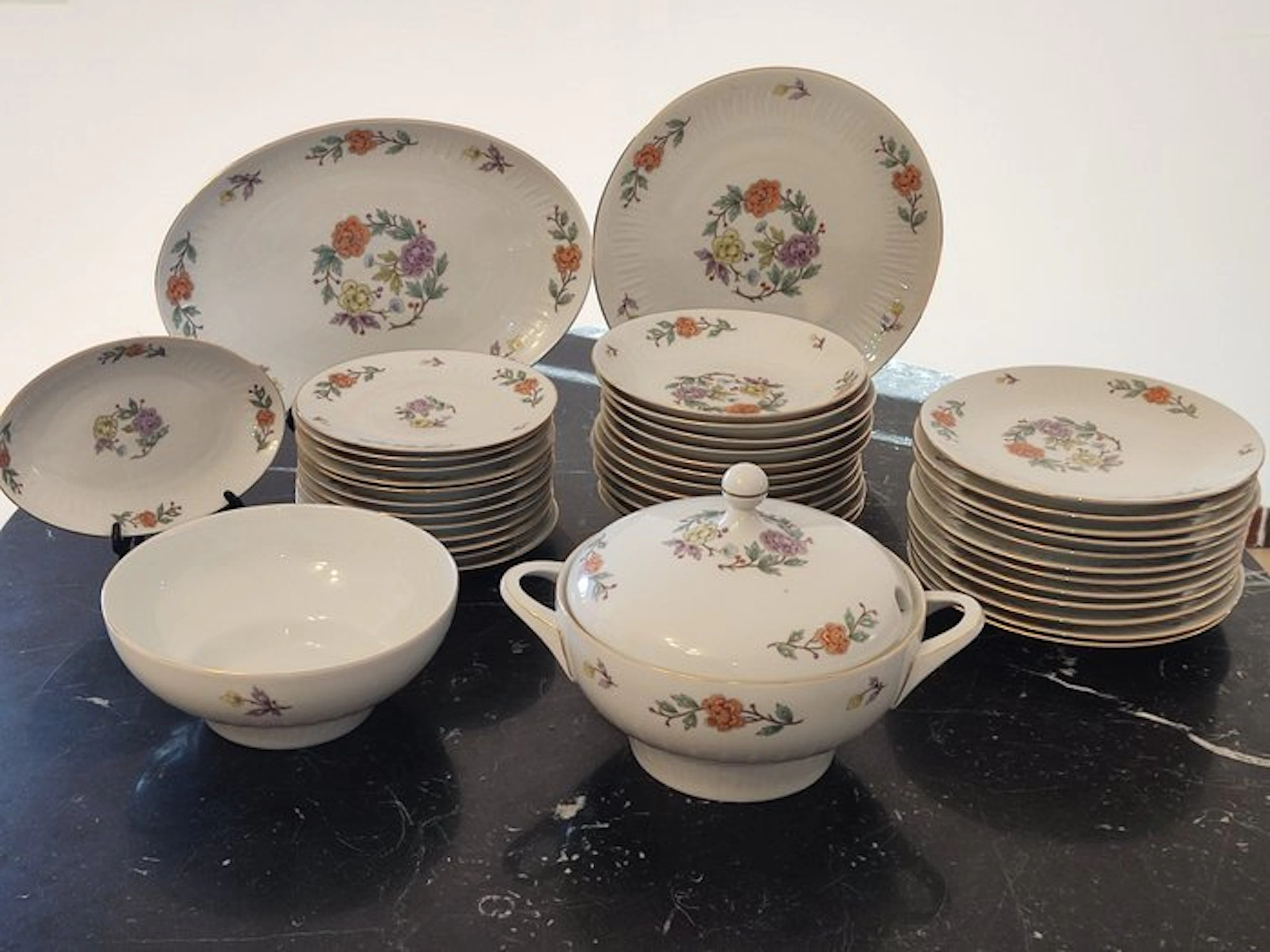 Scherzer - Table service for 12 (41) - Porcelain