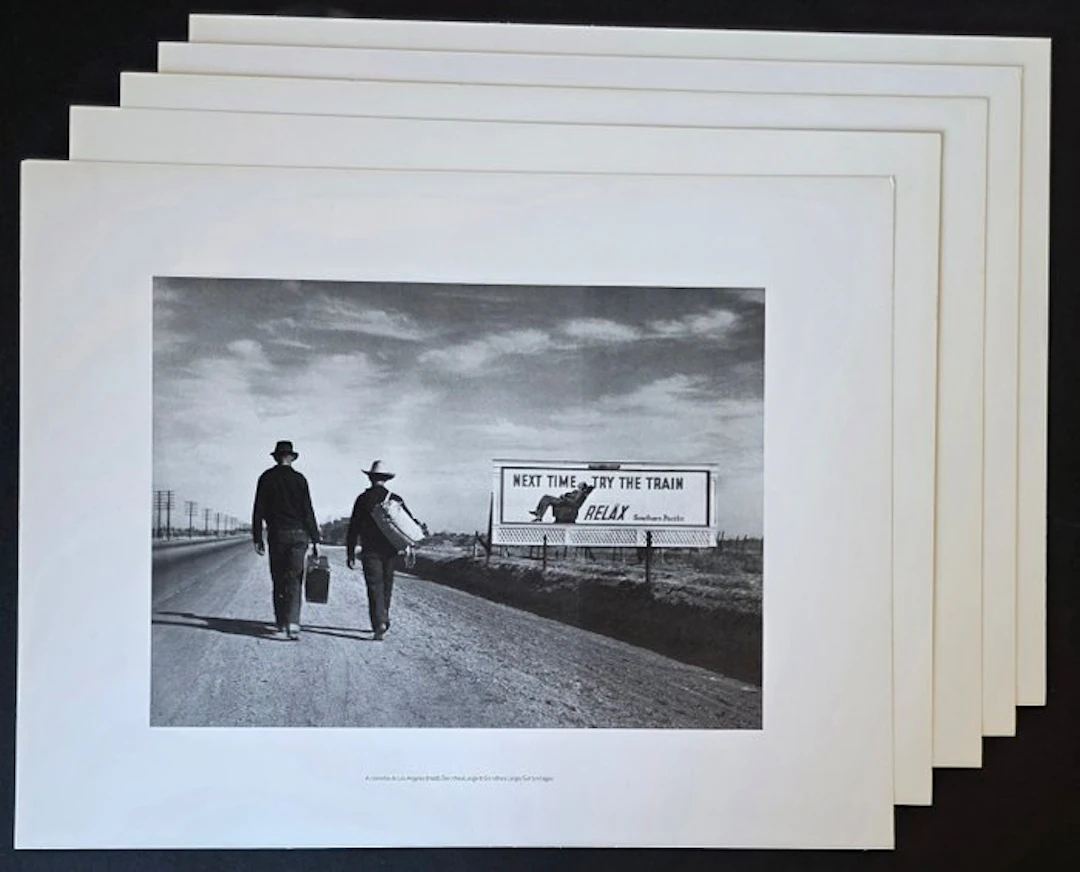 Dorothea Lange (1895–1965) - 5 tirages rares des migrants...