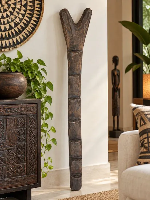 Echelle Dogon - 155 cm - Sculpture - Mali