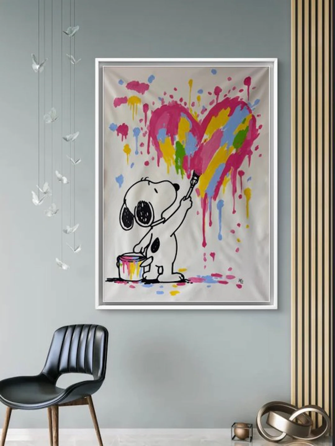 GINI MARTA - SNOOPY HEART ART (XXL)
