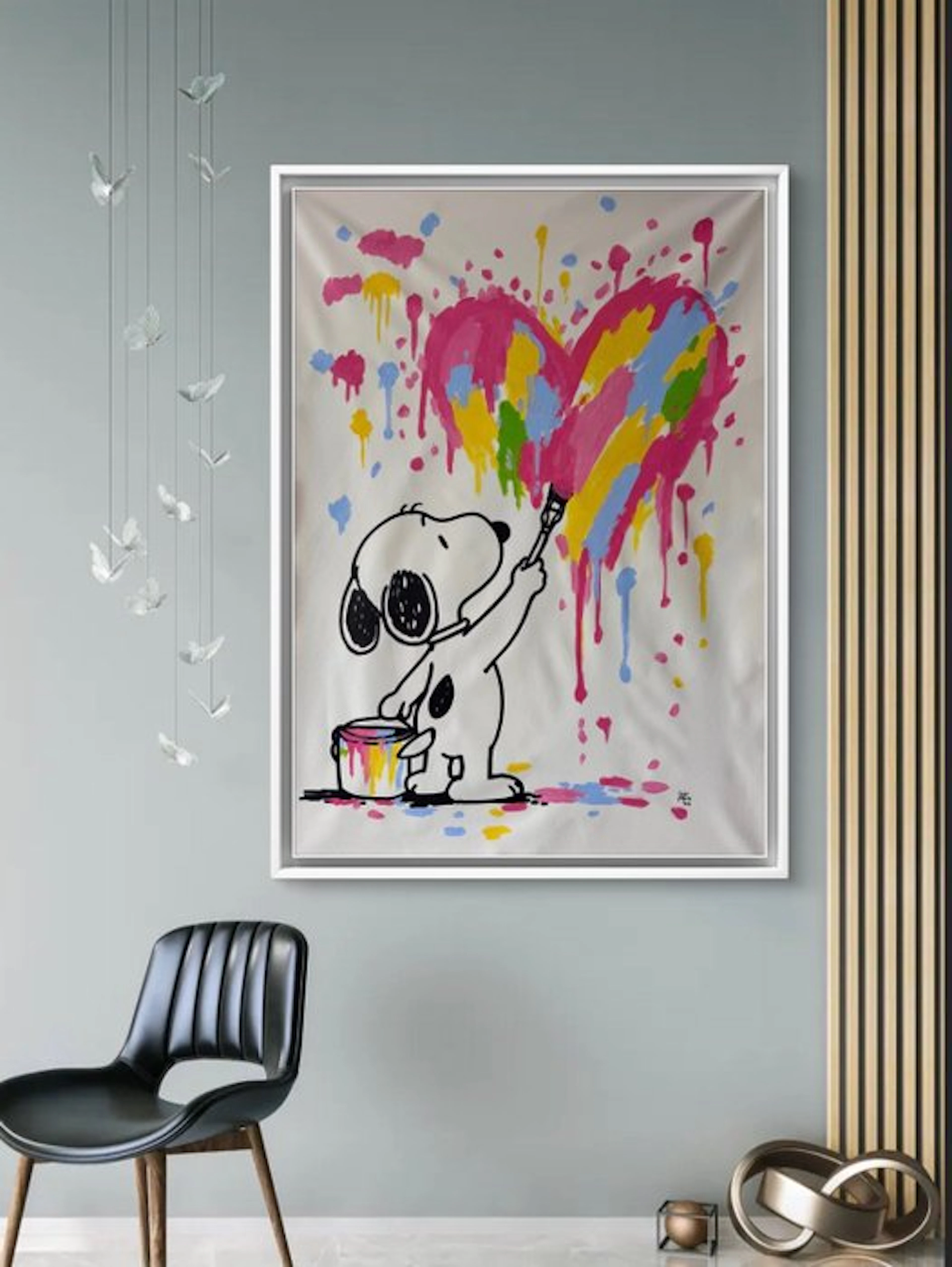 GINI MARTA - SNOOPY HEART ART (XXL)