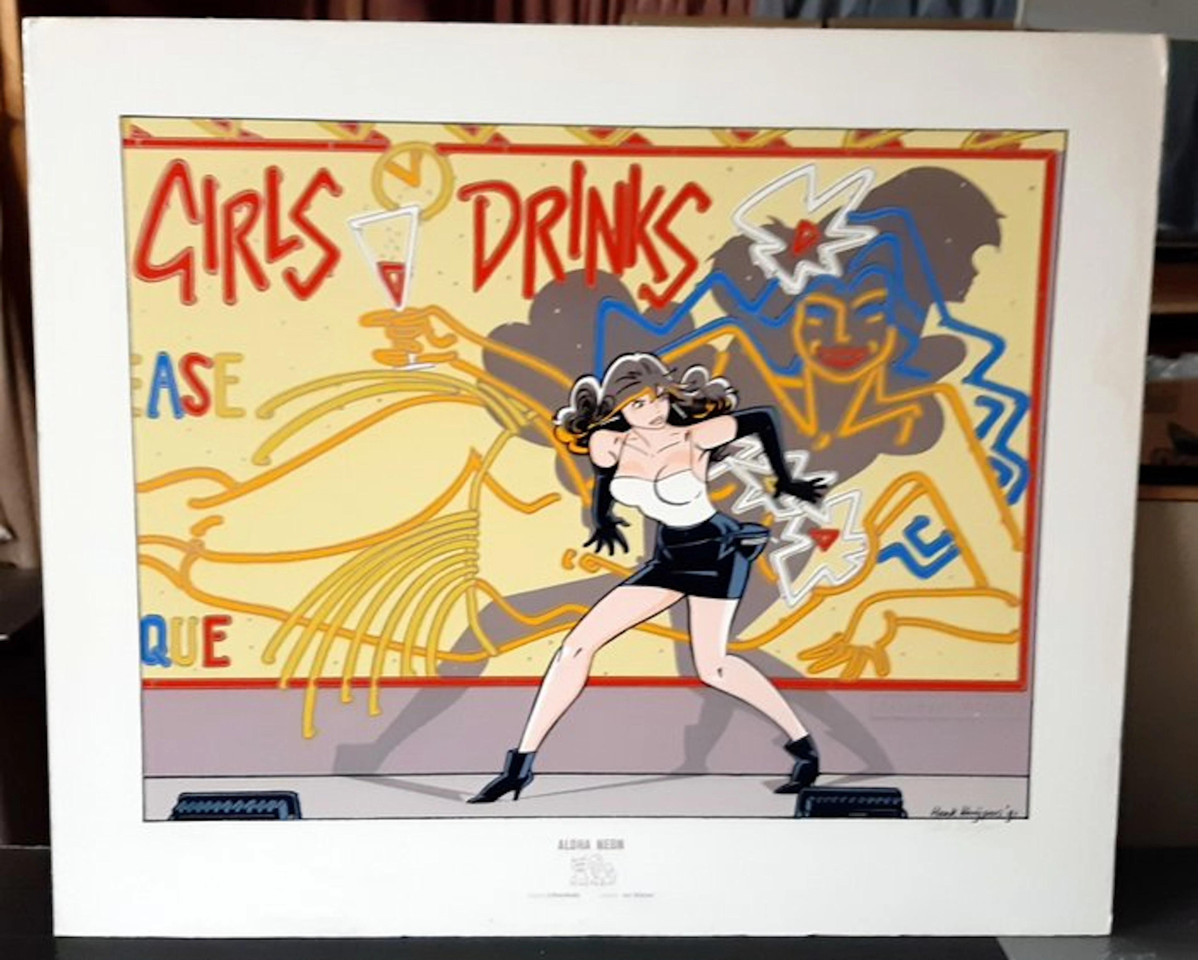 Henk Kuijpers - 1 Offset Print - Franka - Aloha Neon - 1991