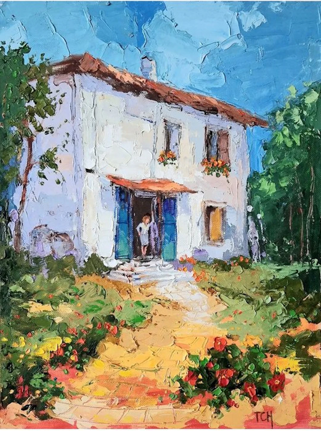 Lidia Tchoumakova - Nel cortile