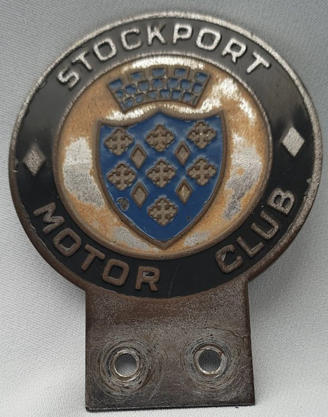 Badge - Grille Badge - Stockport Motor Club - 50/60er...