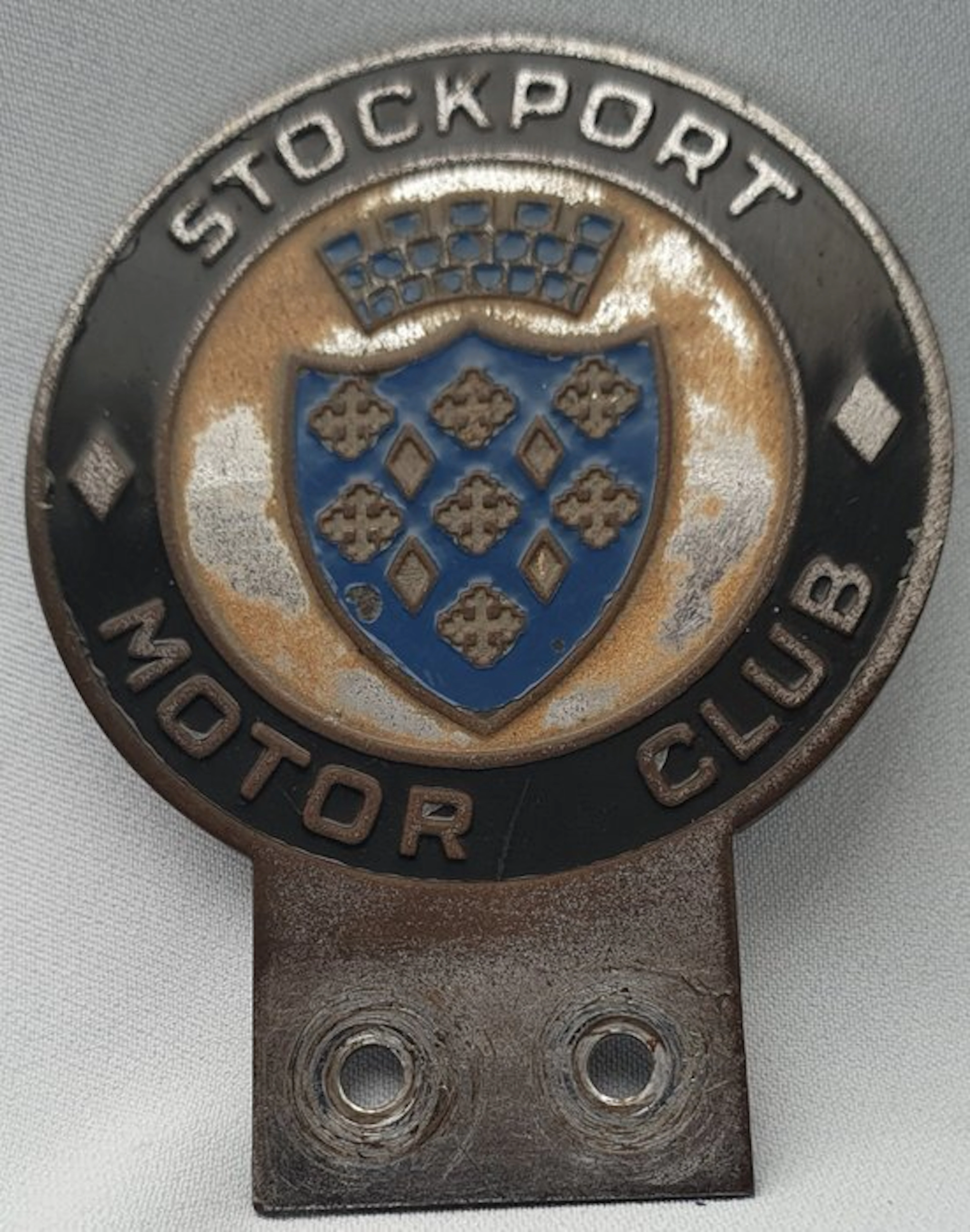 Badge - Grille Badge - Stockport Motor Club - 50/60er...