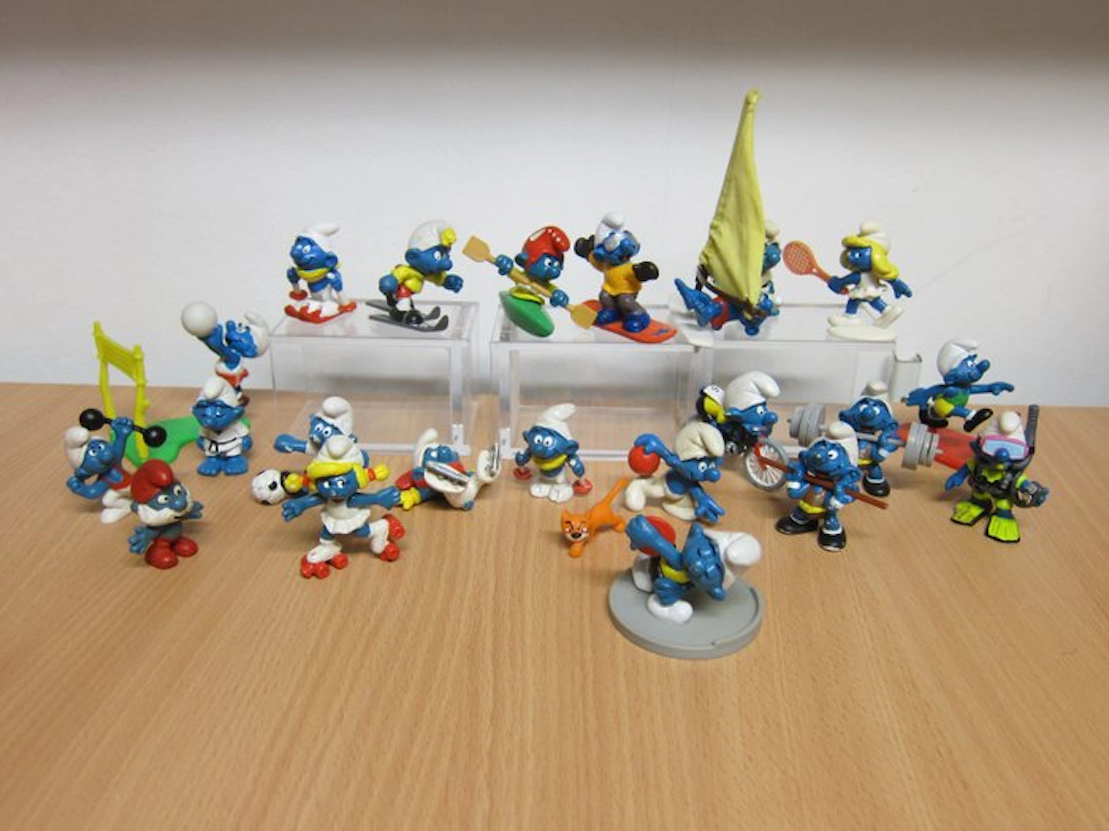 smurfen Peyo Schleich - Figure - sport smurfen lotje - Plastick