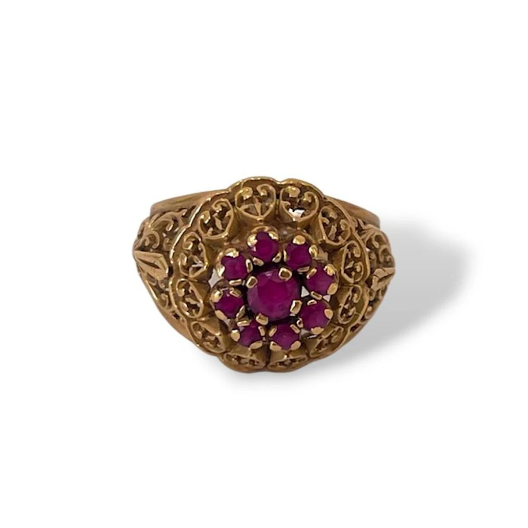 Ring - 18 kt. Yellow gold - 0.44ct. tw.
