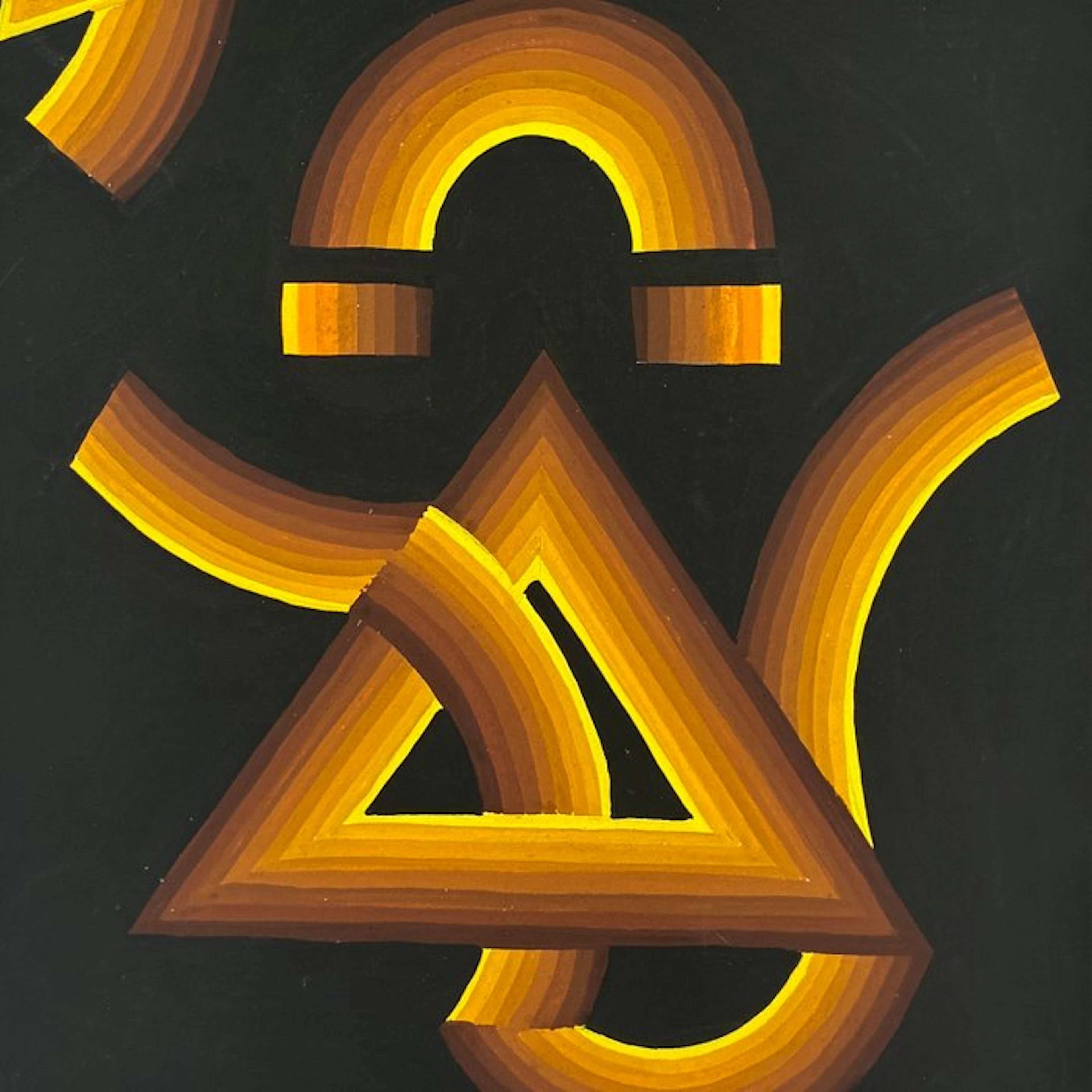 Maria Mesterou (1941) - Abstraction géométrique (vendu sans prix de réserve)