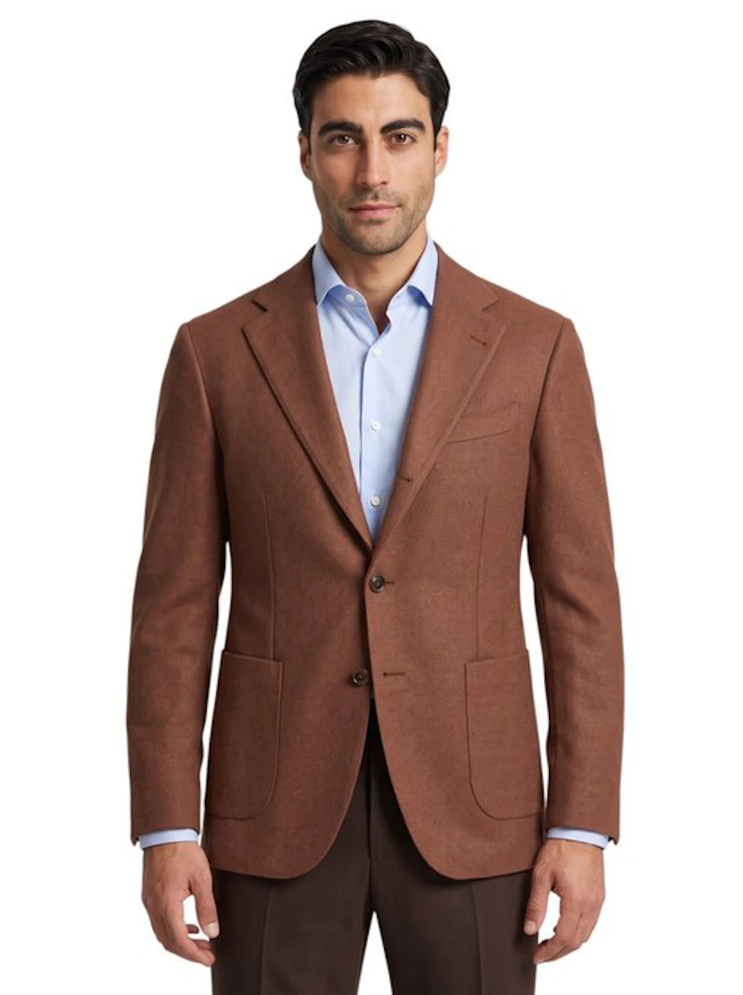 SARTITUDE NAPOLI - 54 IT - Blazer Rust 3/2 Roll Buttons...