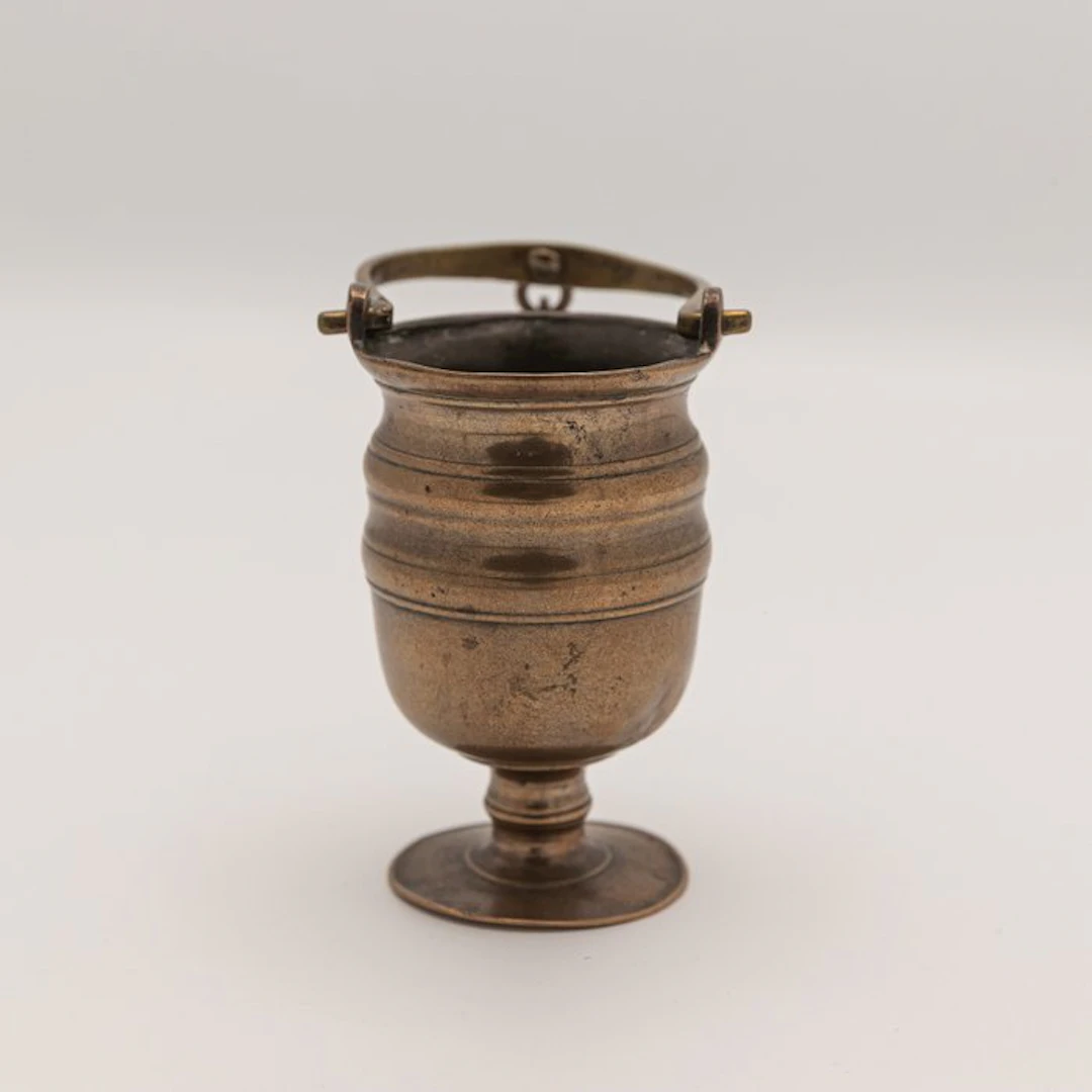 Bronze holy-water font, 17th century, Germany - Bronze - 1650-1700